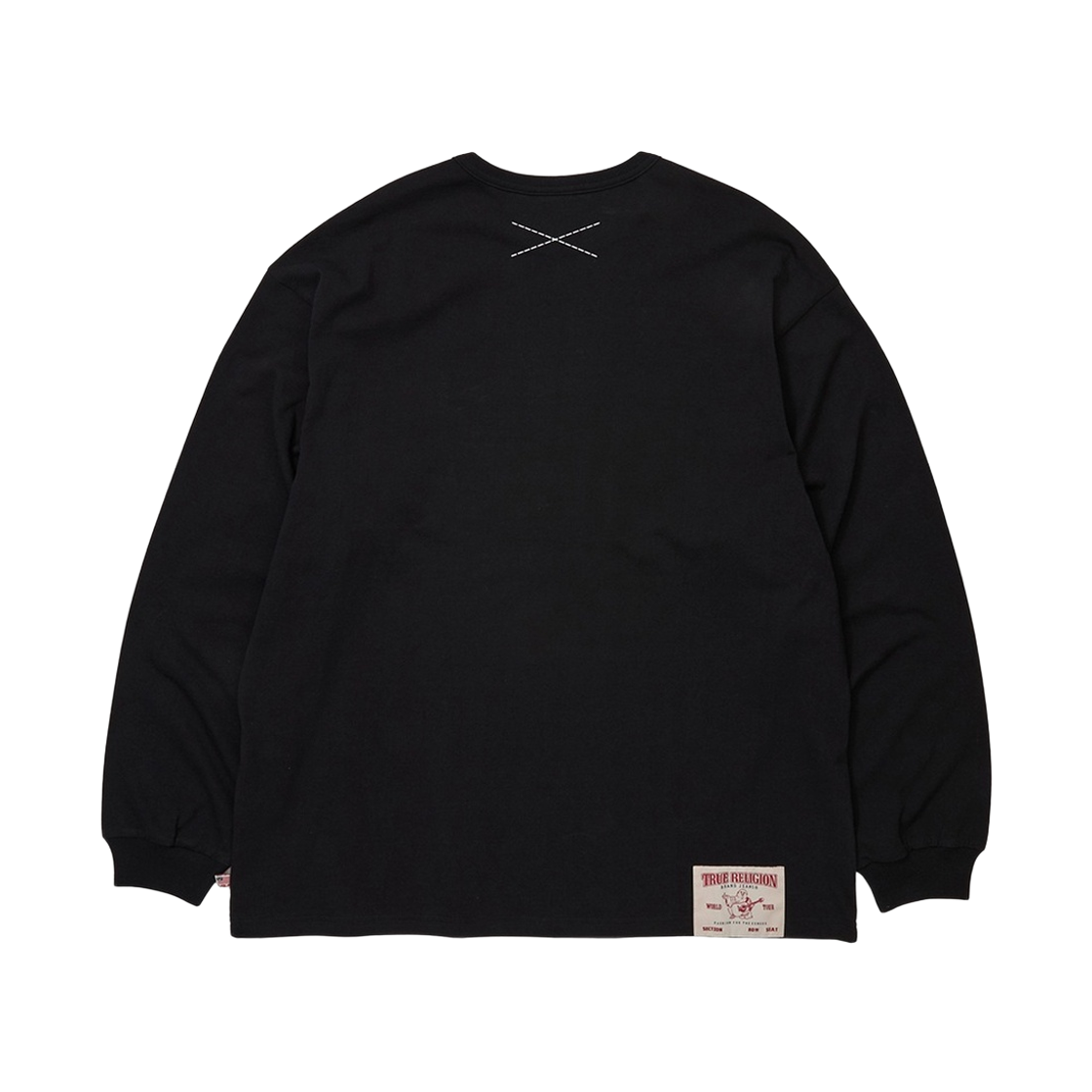 트루릴리젼 빅 홀스슈 롱슬리브 - 블랙(True Religion Big Horseshoe Long Sleeve - Black) - 2