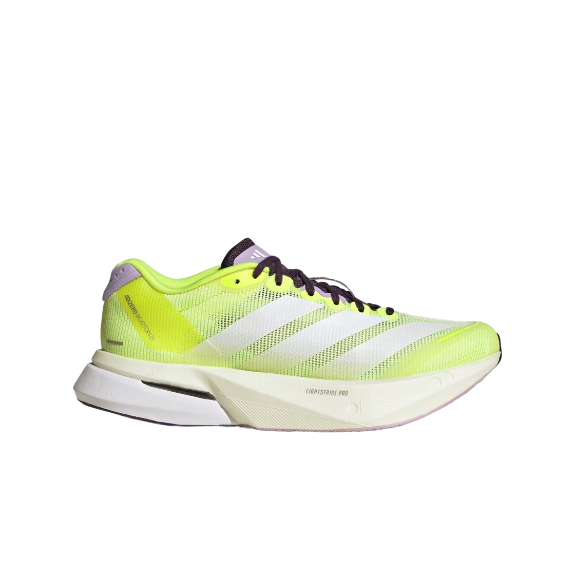 JP9246 (W) Adidas Adizero Boston 13 Solar Yellow Cloud White
