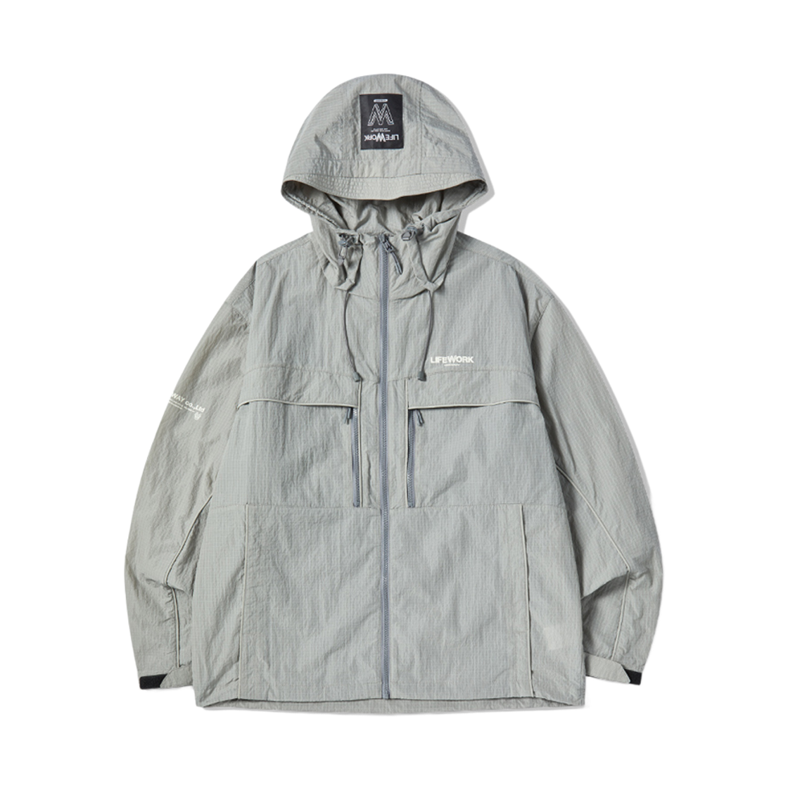 라이프워크 체크 패턴 윈드 브레이커_LW262JP411(Lifework Check Pattern Windbreaker_LW262JP411)
