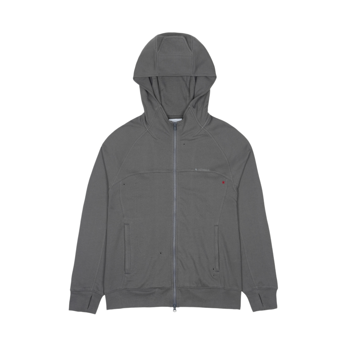 산산기어 I 낫싱 집업 후디 차콜(Sansan Gear I Nothing Zip-Up Hoodie Charcoal)