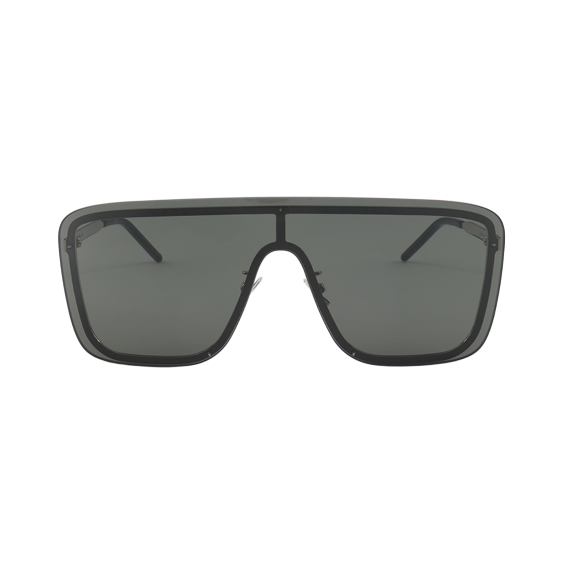SL-364-MASK-001 Saint Laurent SL 364 Mask Sunglasses Black Silver