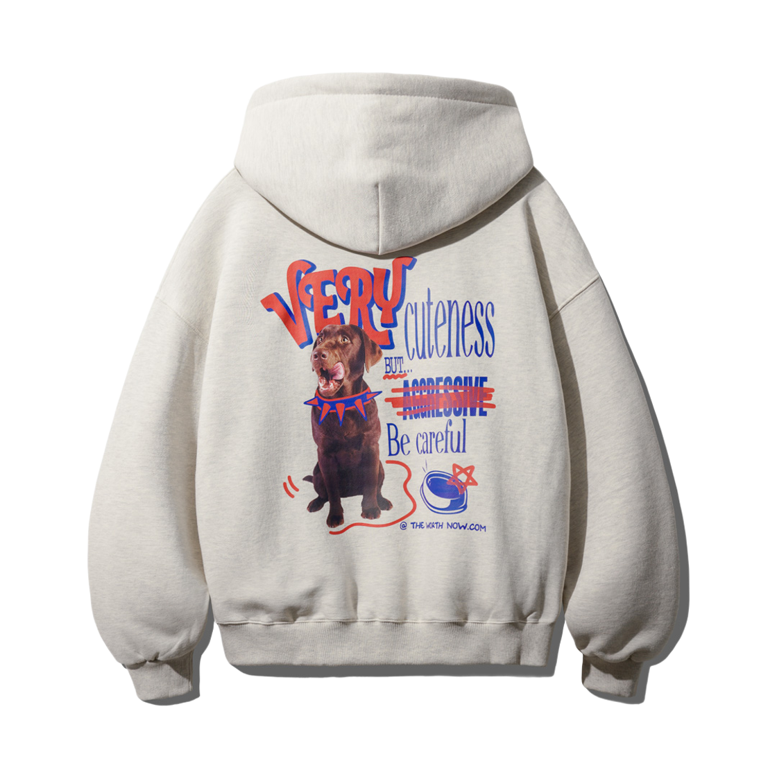 JYHD3580_oatmeal_29 TWN Aggressive Hoodie Oatmeal JYHD3580