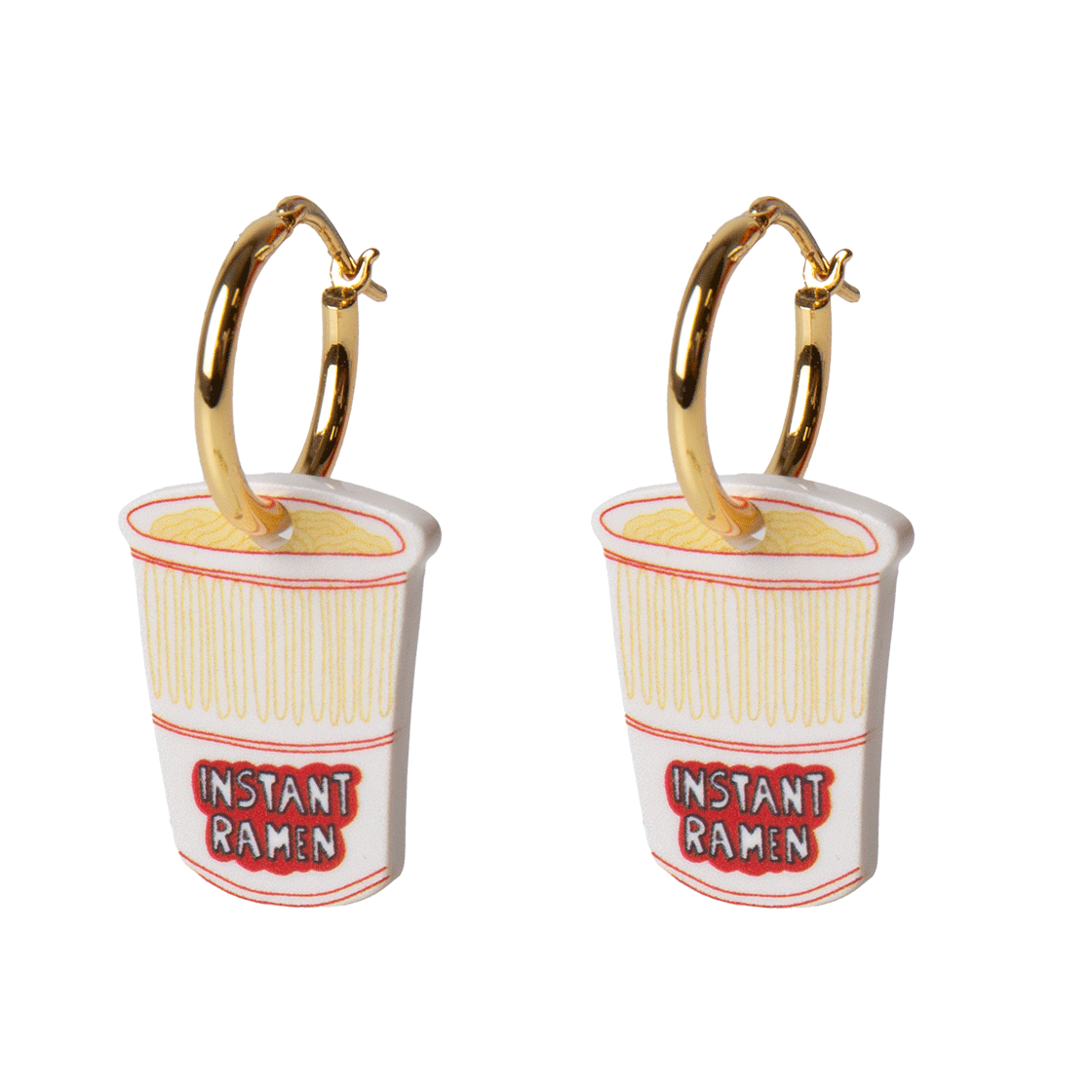 Instant Ramen Earring Eat My Socks Instant Ramen Earring