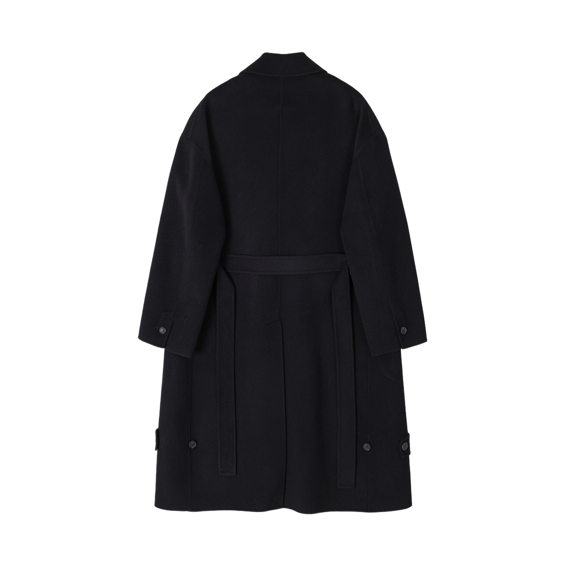 송지오 컬렉션 인터록 핸드메이드 코트 블랙(SONGZIO COLLECTION Interlock Handmade Coat Black) - 2