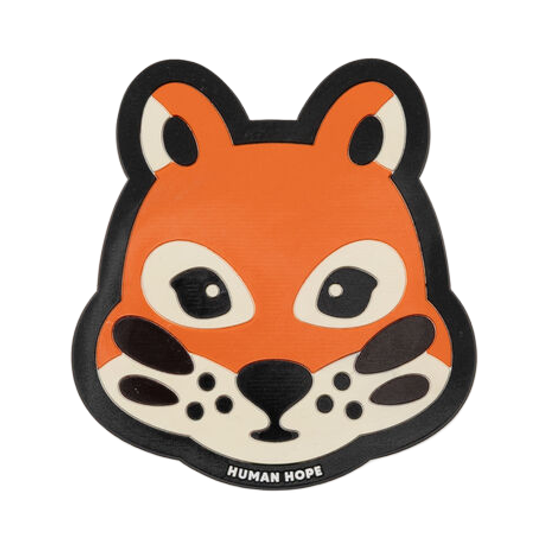 XX31GD006 Human Made Human Hope Rubber Coaster Orange