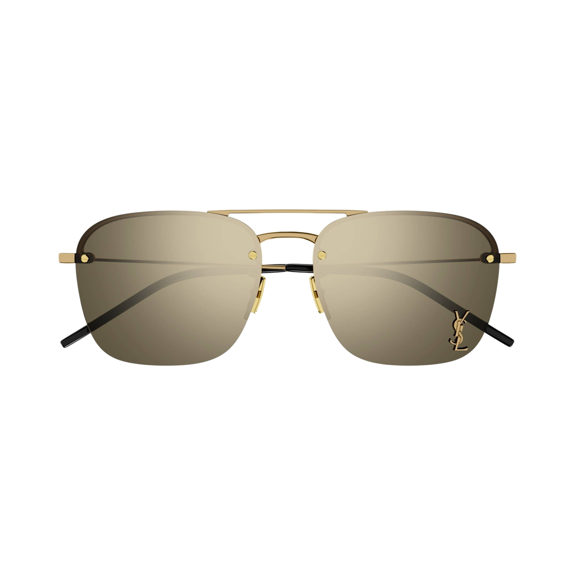 SL-309M-008 Saint Laurent SL 309M Sunglasses Brown Gold