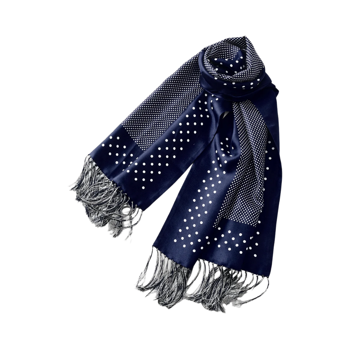 포스트 오버롤즈 1993 스카프 네이비 화이트 - 26FW(Post O'Alls 1993 Scarf Navy White - 26FW) - 2
