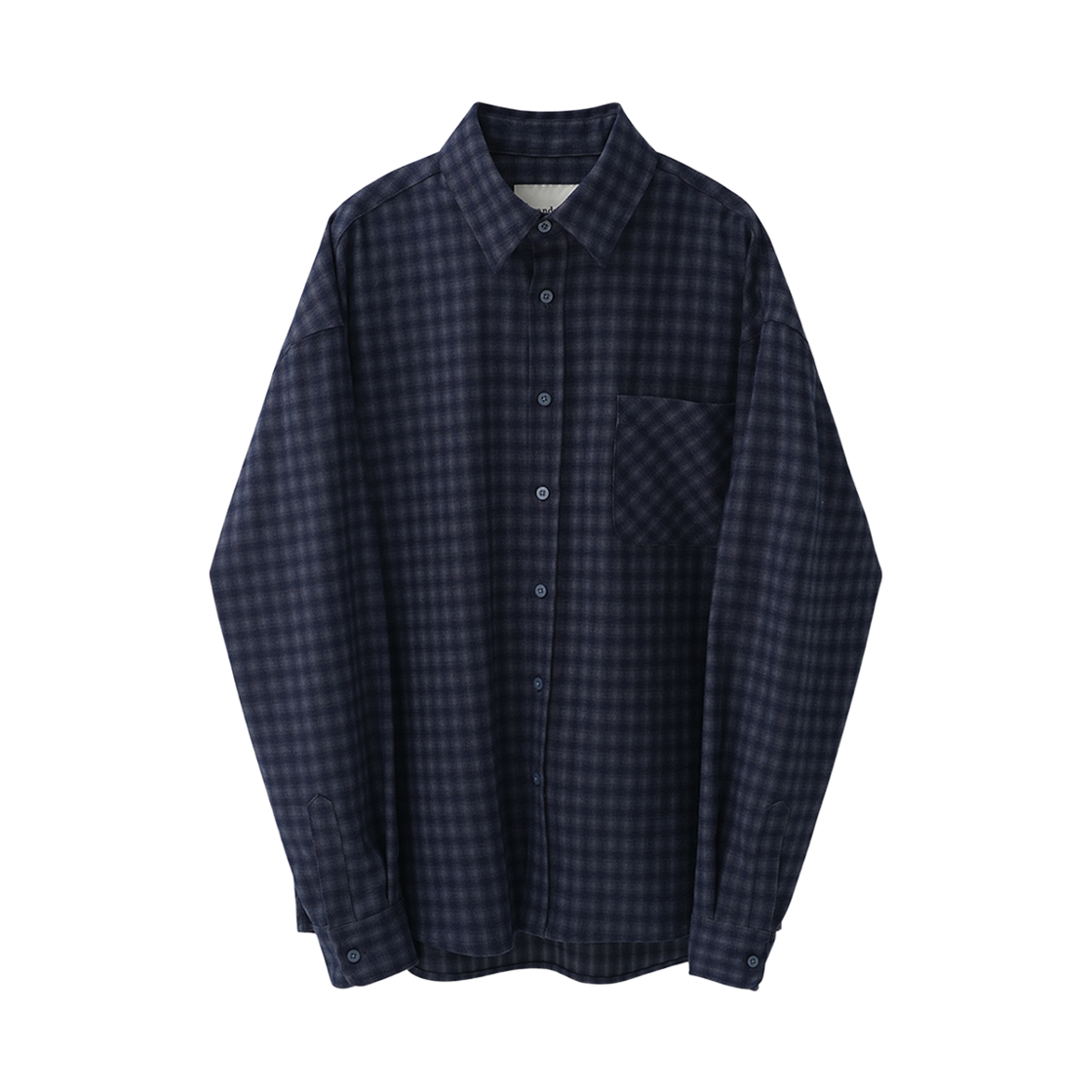 어반드레스 힐 체크 셔츠 네이비(AVANDRESS Hill Check Shirt NAVY)