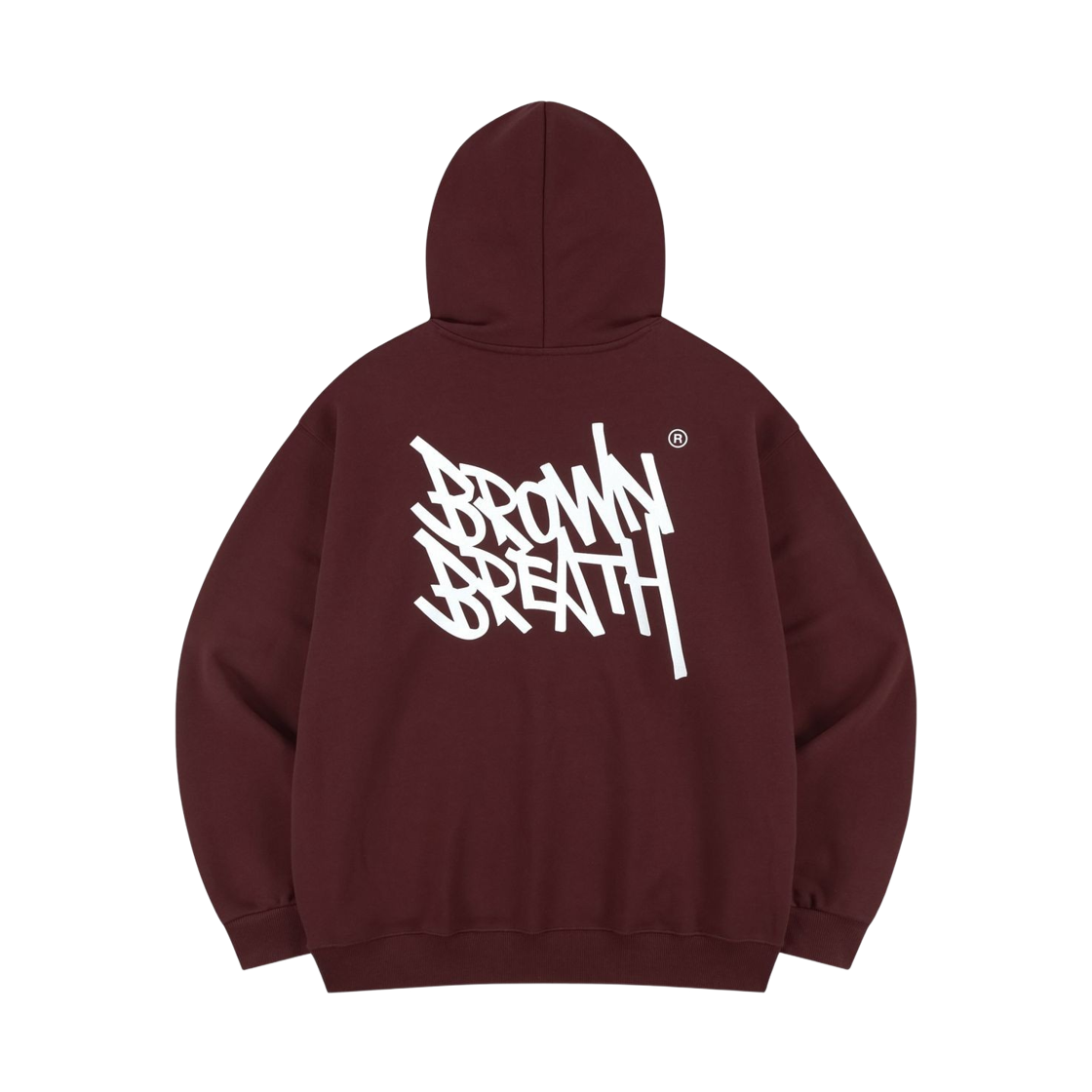 BKWMHDS01BD (W) Brownbreath Tag OG Hoodie Burgundy