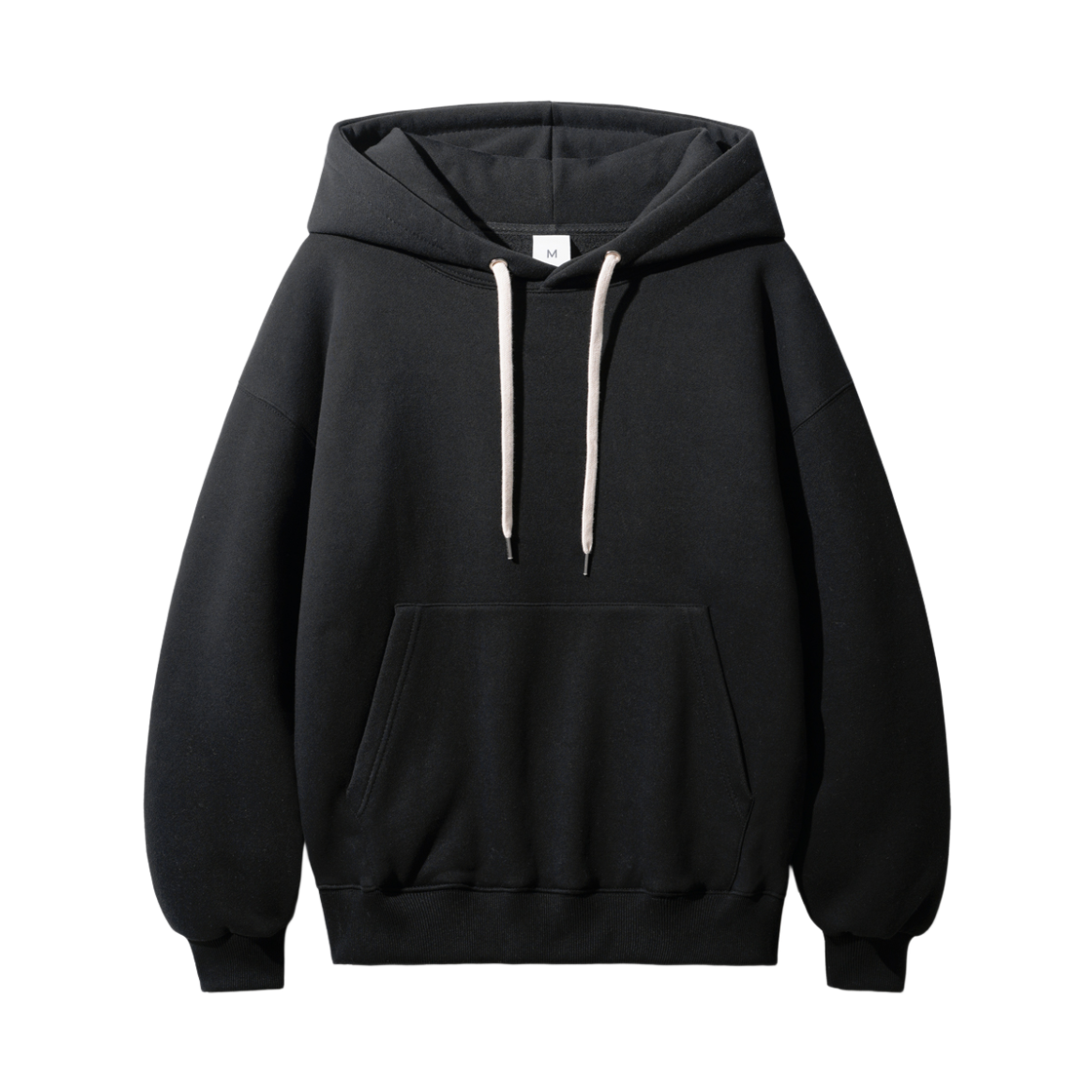 HHHD3510_black_29 TWN Newdaily plain hoodie black HHHD3510
