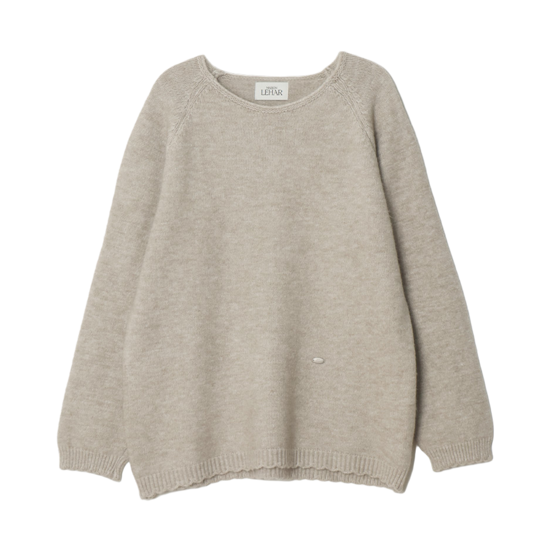 P0000TSY maisonlehar Flow Loosefit Roundneck Knit 4color