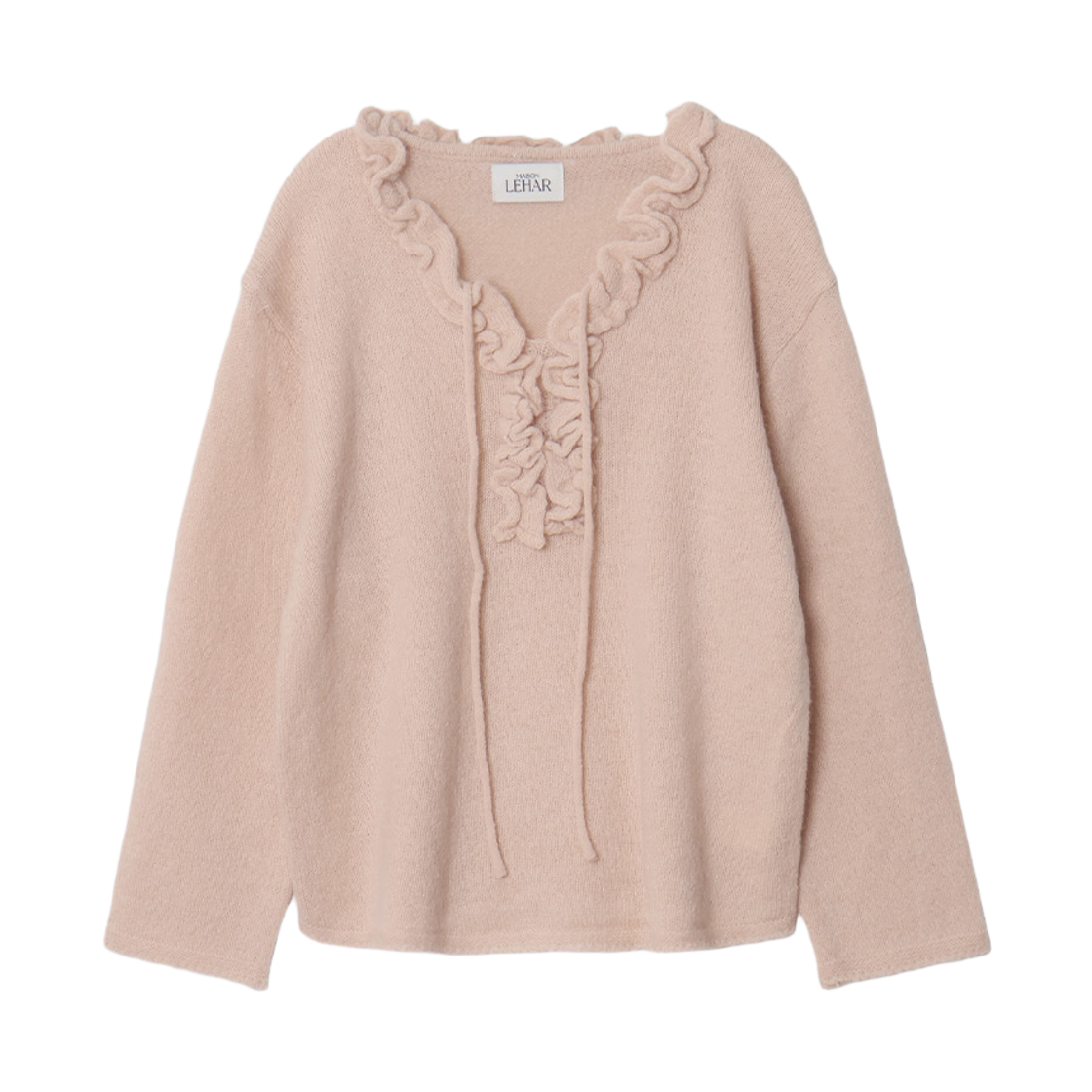 P0000TSV maisonlehar Pleasure Lace-up Knit 2color