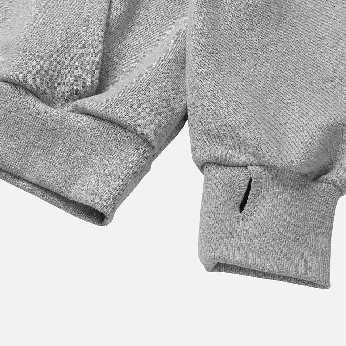 노디 스틸 낫 후드 집업 멜란지 그레이(NODI Still Not Hood Zip up Melange Gray) - 4