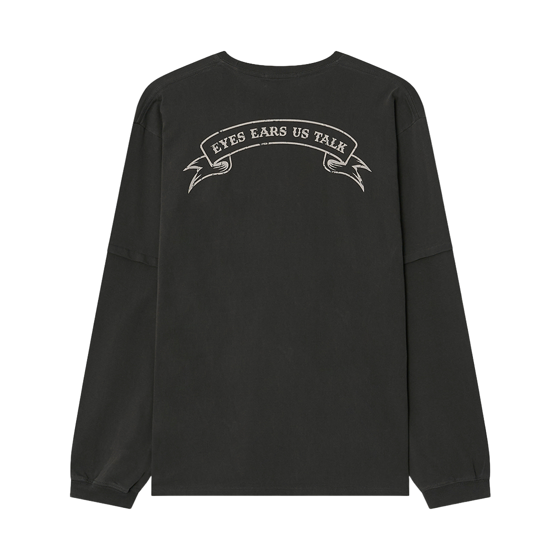 이우트 페이크 더블 슬리브 티셔츠 차콜(EEUT Fake Double Sleeve T-Shirt Charcoal) - 2