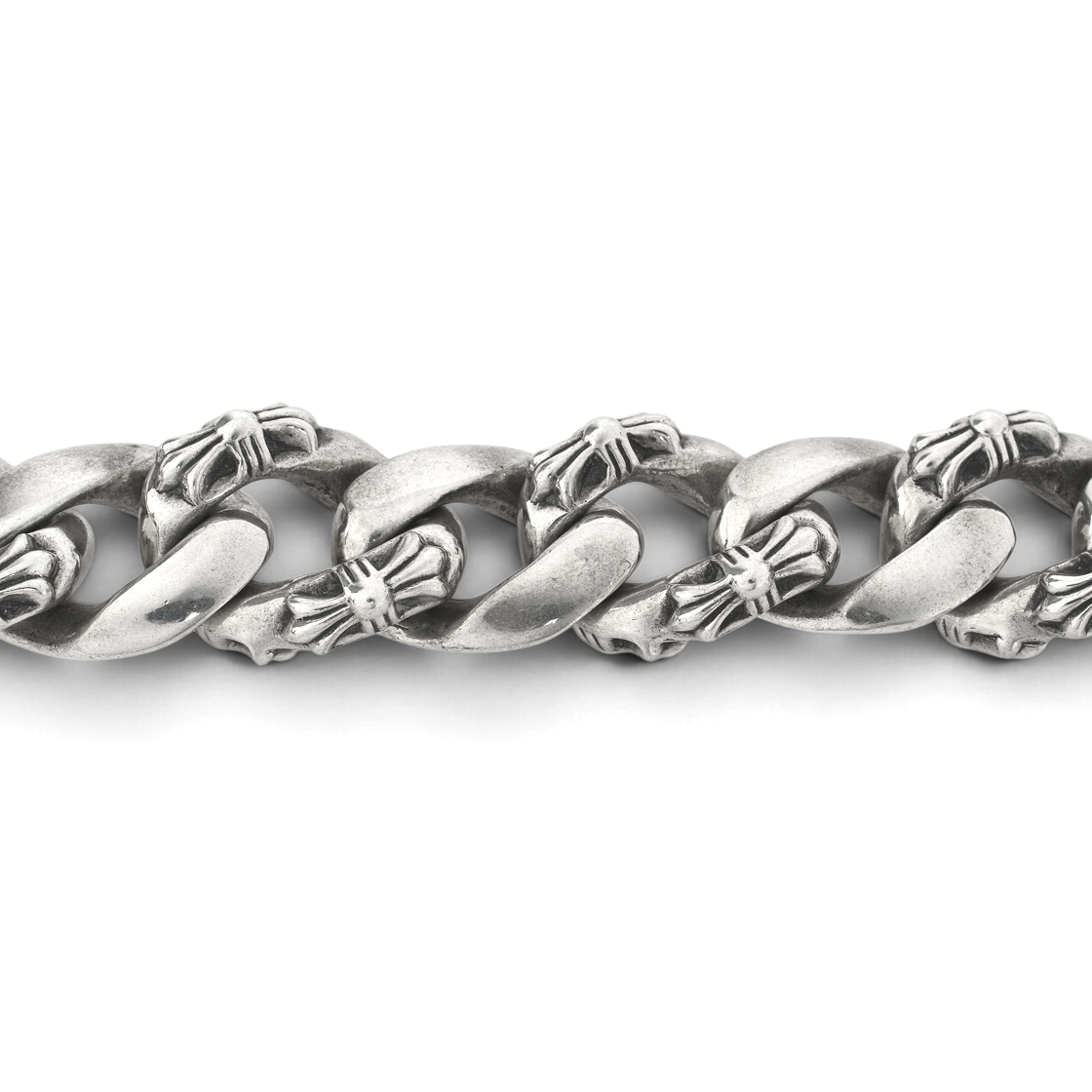크롬하츠 팬시 링크 클립 브레이슬릿 실버(Chrome Hearts Fancy Link Clip Bracelet Silver) - 5
