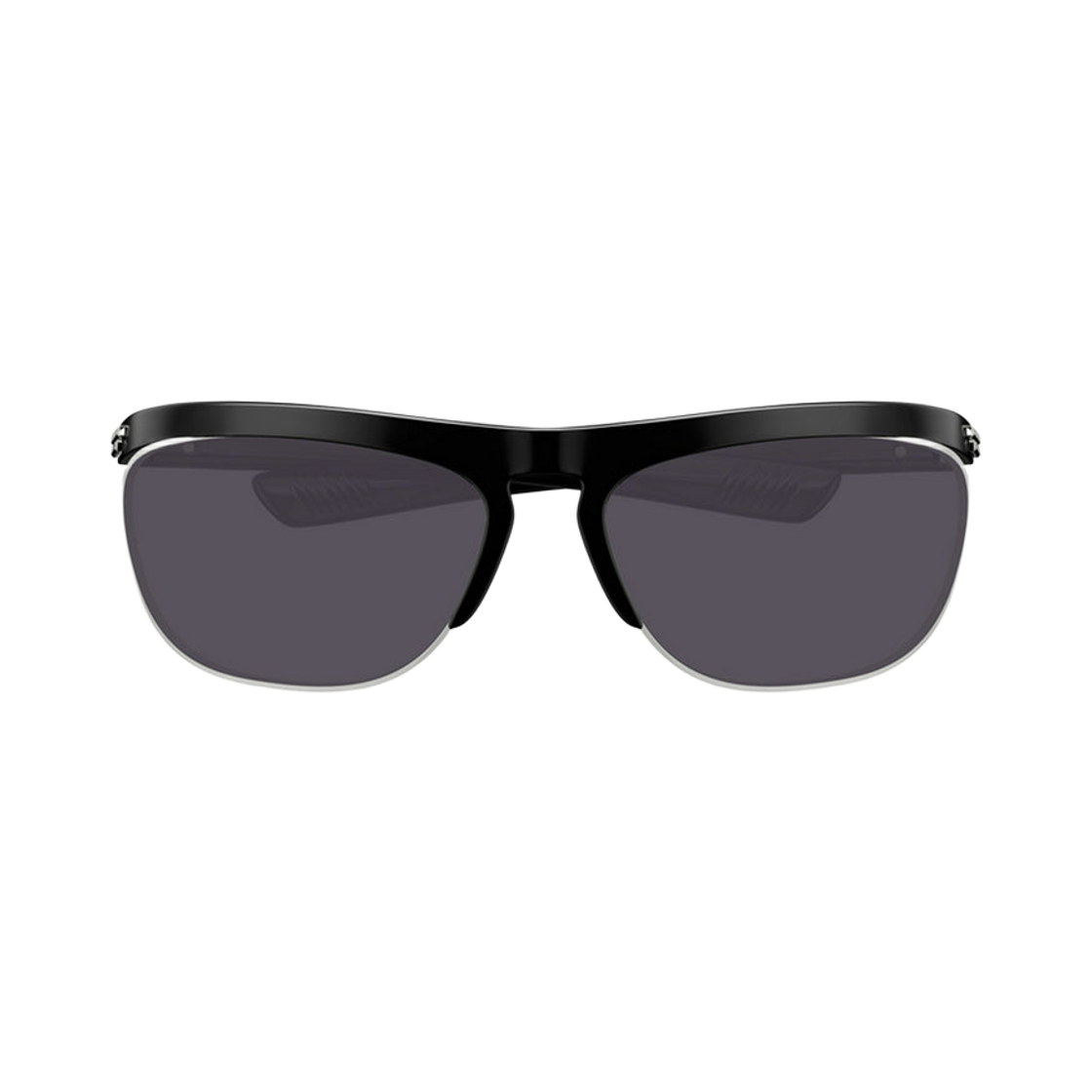 BV1348S-001 Bottega Veneta Wraparound Acetate Sunglasses Black Grey