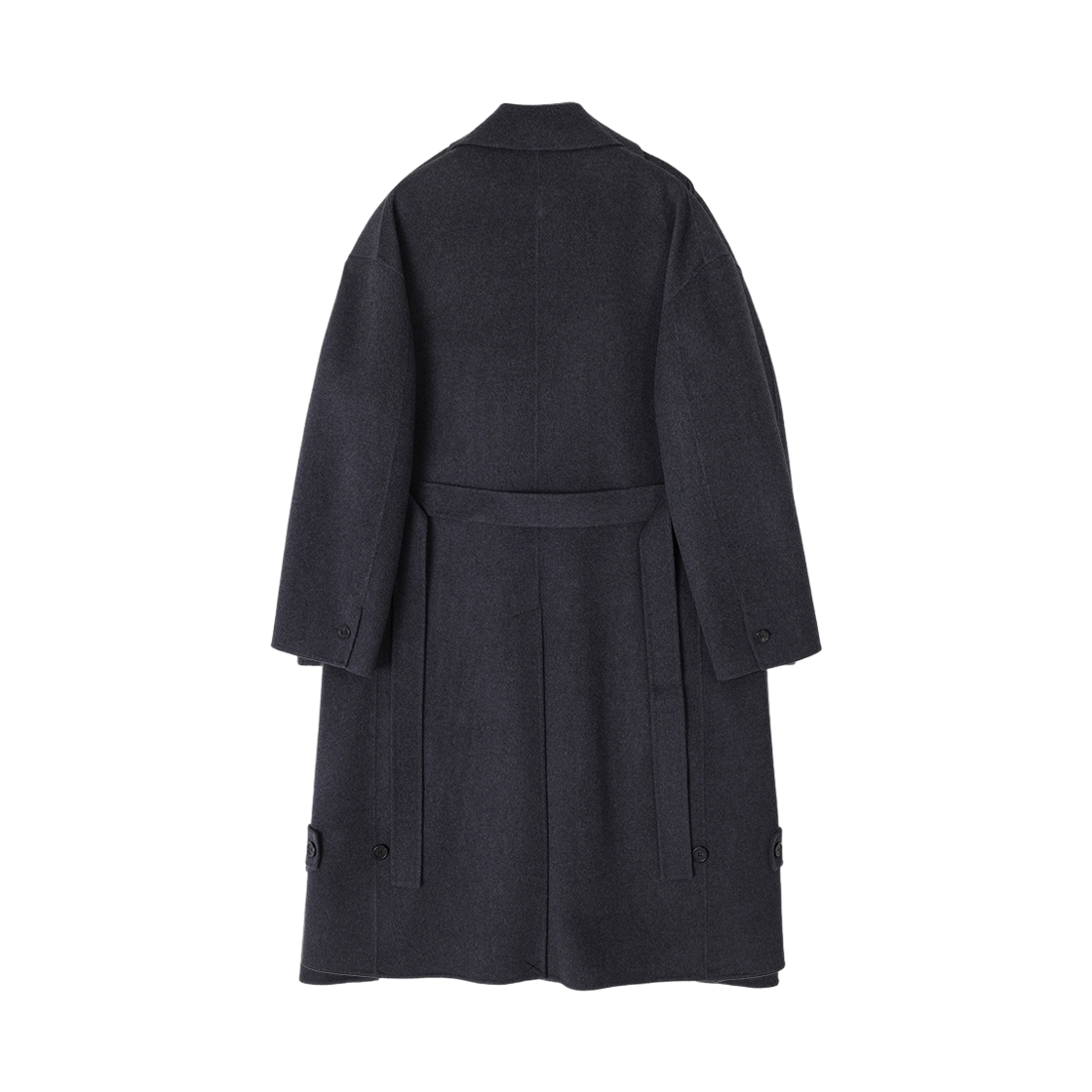 송지오 컬렉션 인터록 핸드메이드 코트 다크 그레이(SONGZIO COLLECTION Interlock Handmade Coat Dark Grey) - 2