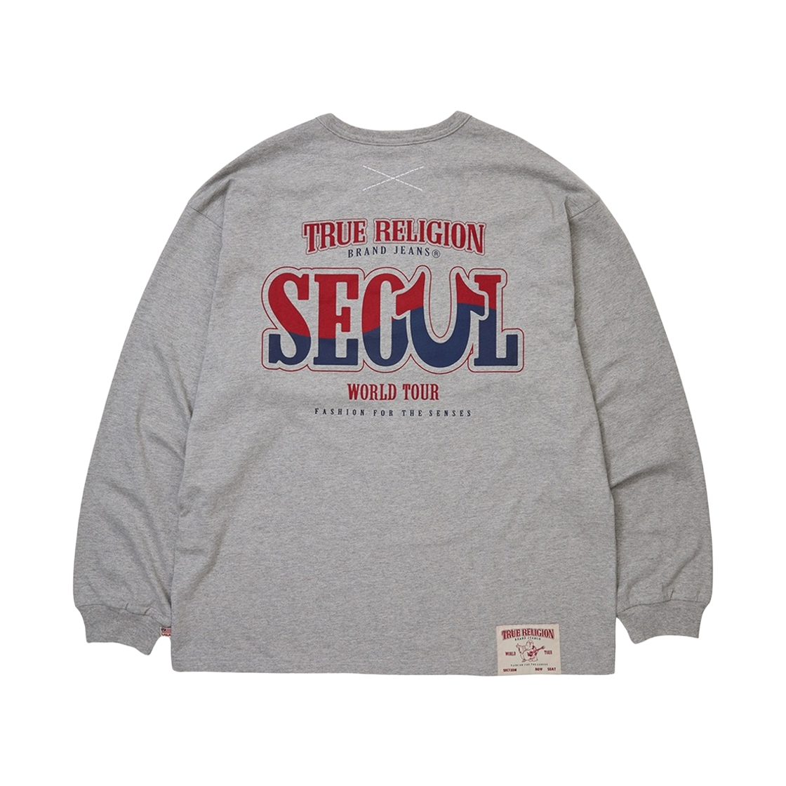 트루릴리젼 서울 시티 롱슬리브 - 멜란지 그레이(True Religion Seoul City Long Sleeve - Melange Grey) - 2