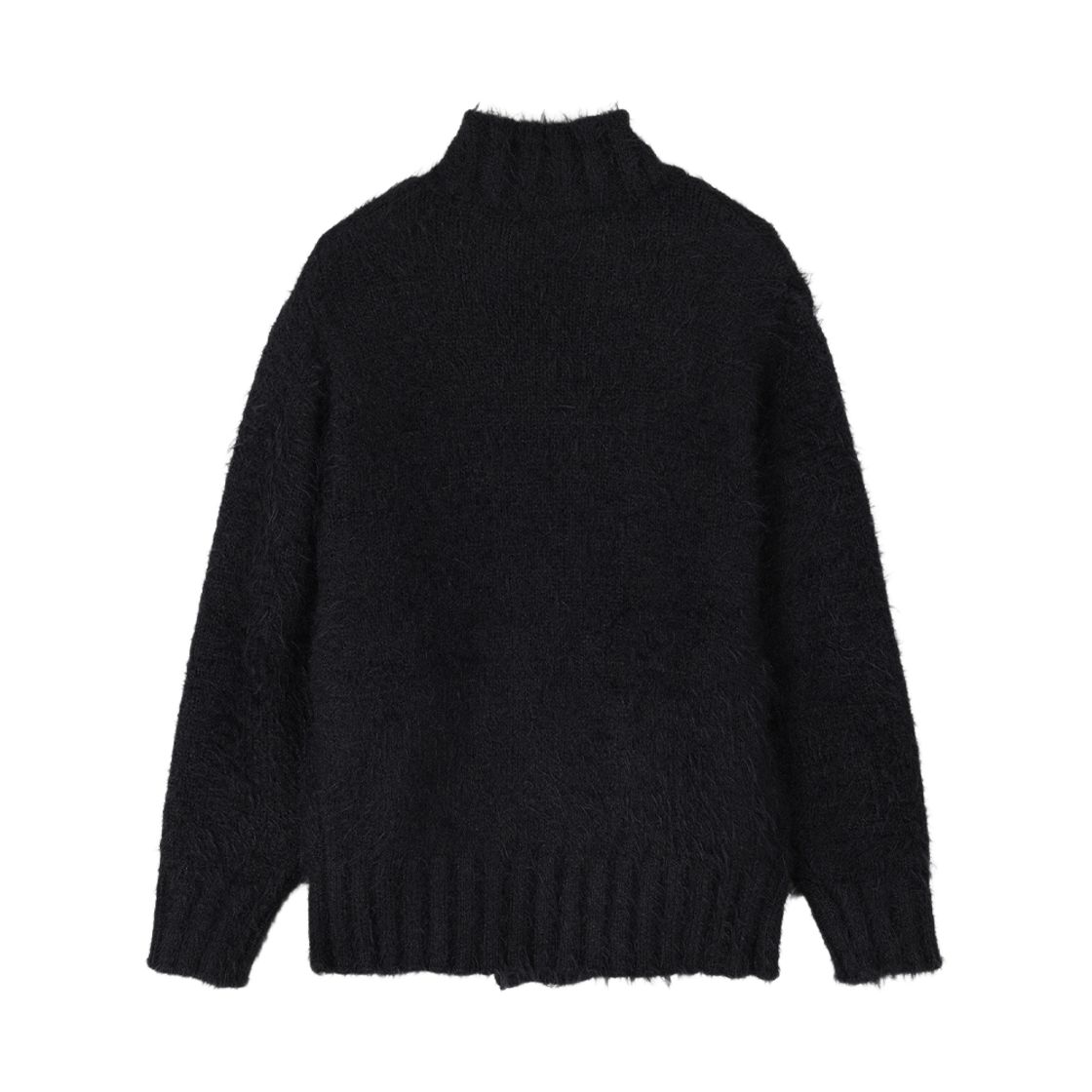 송지오 컬렉션 바이어스 드레이프 가디건 블랙(SONGZIO COLLECTION Bias Drape Cardigan Black) - 2