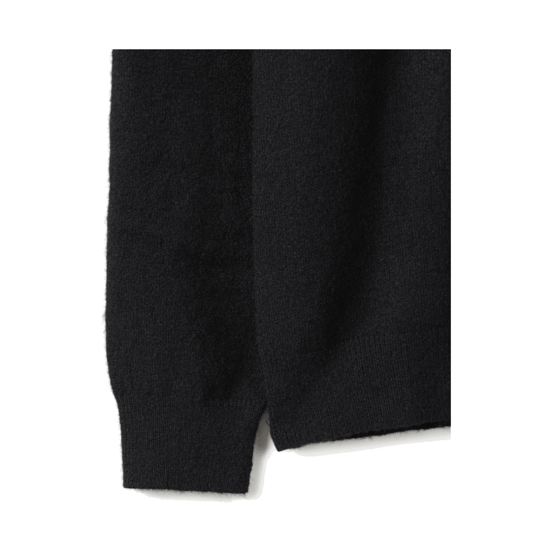 24/7시리즈 폴로 칼라 모헤어 니트 블랙(24/7 series Polo Collar Mohair Knit Black) - 4