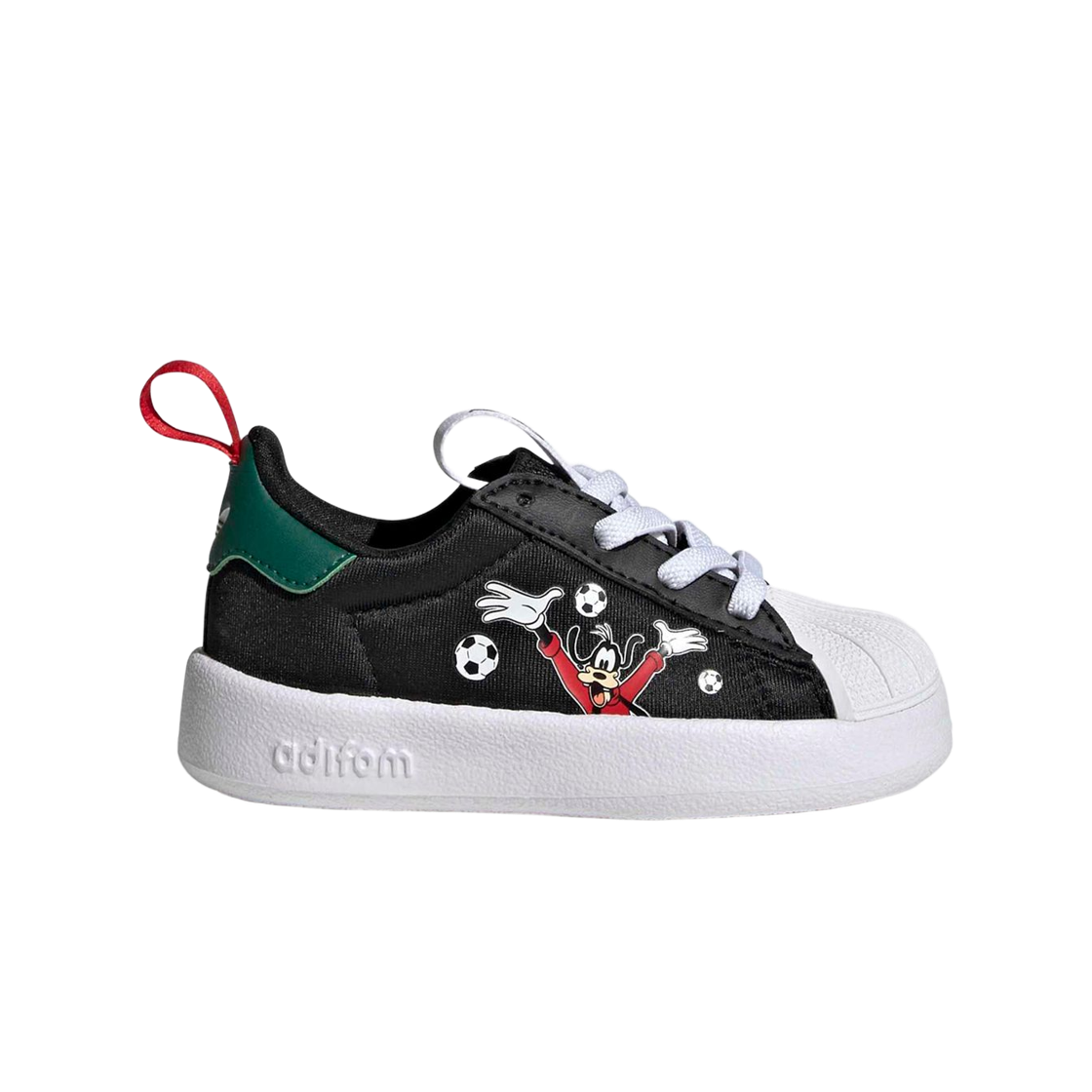 IH1752 (Infant) Adidas x Disney Adiform Superstar 360 Core Black Collegiate Green