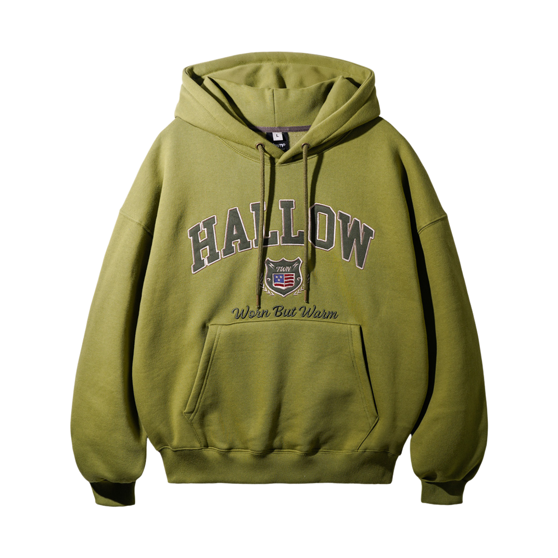 KJHD3624_olive_29 TWN Hallow College Hoodie Olive KJHD3624
