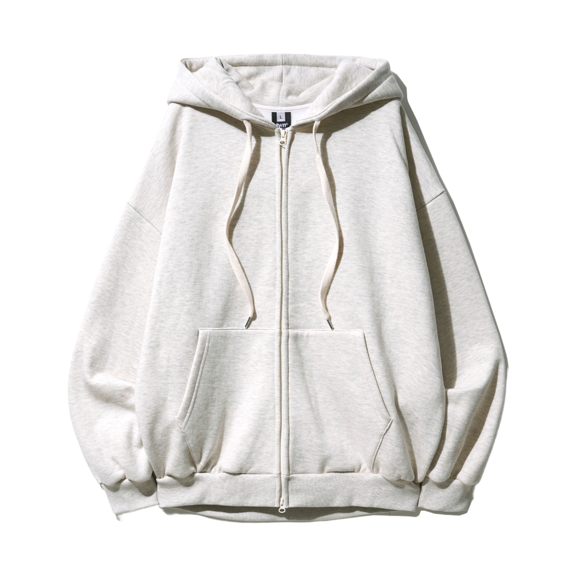 TWHD3412_oatmeal_29 TWN Victory Balloon Zip-up Oatmeal TWHD3412