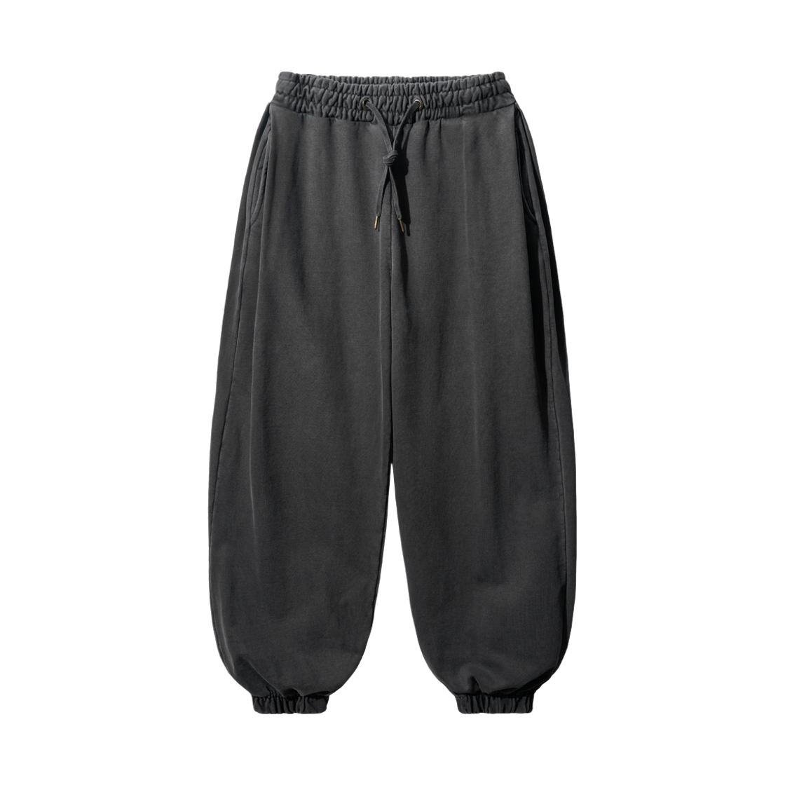 티떠블유엔 코퍼 피그먼트 와이드 스웨트팬츠 다크그레이 JYLP3571(TWN Copper Pigment Wide Sweatpants Darkgray JYLP3571)