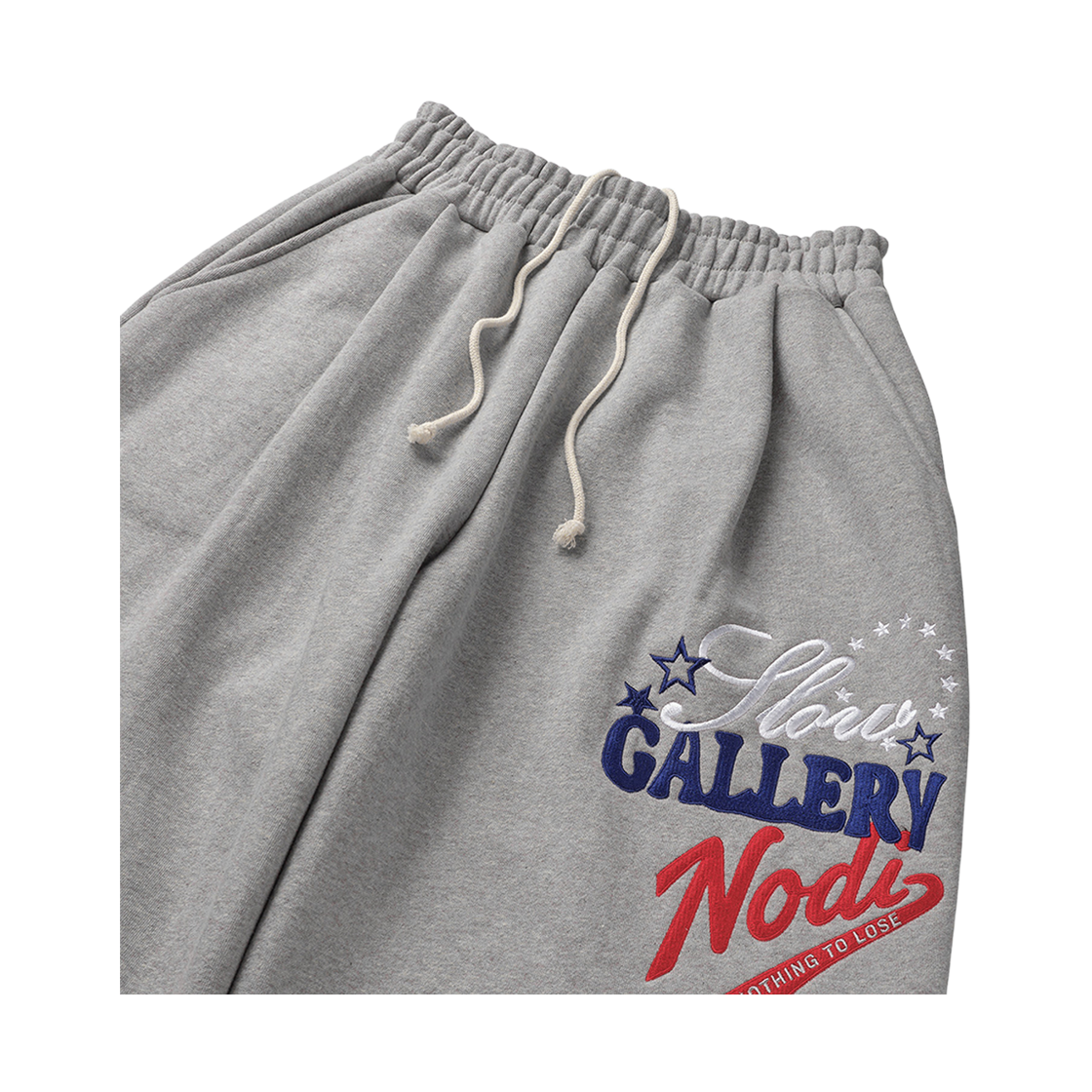 노디 슬로우 갤러리 스웻 팬츠 멜란지 그레이(NODI Slow Gallery Sweat Pants Melange Gray) - 4