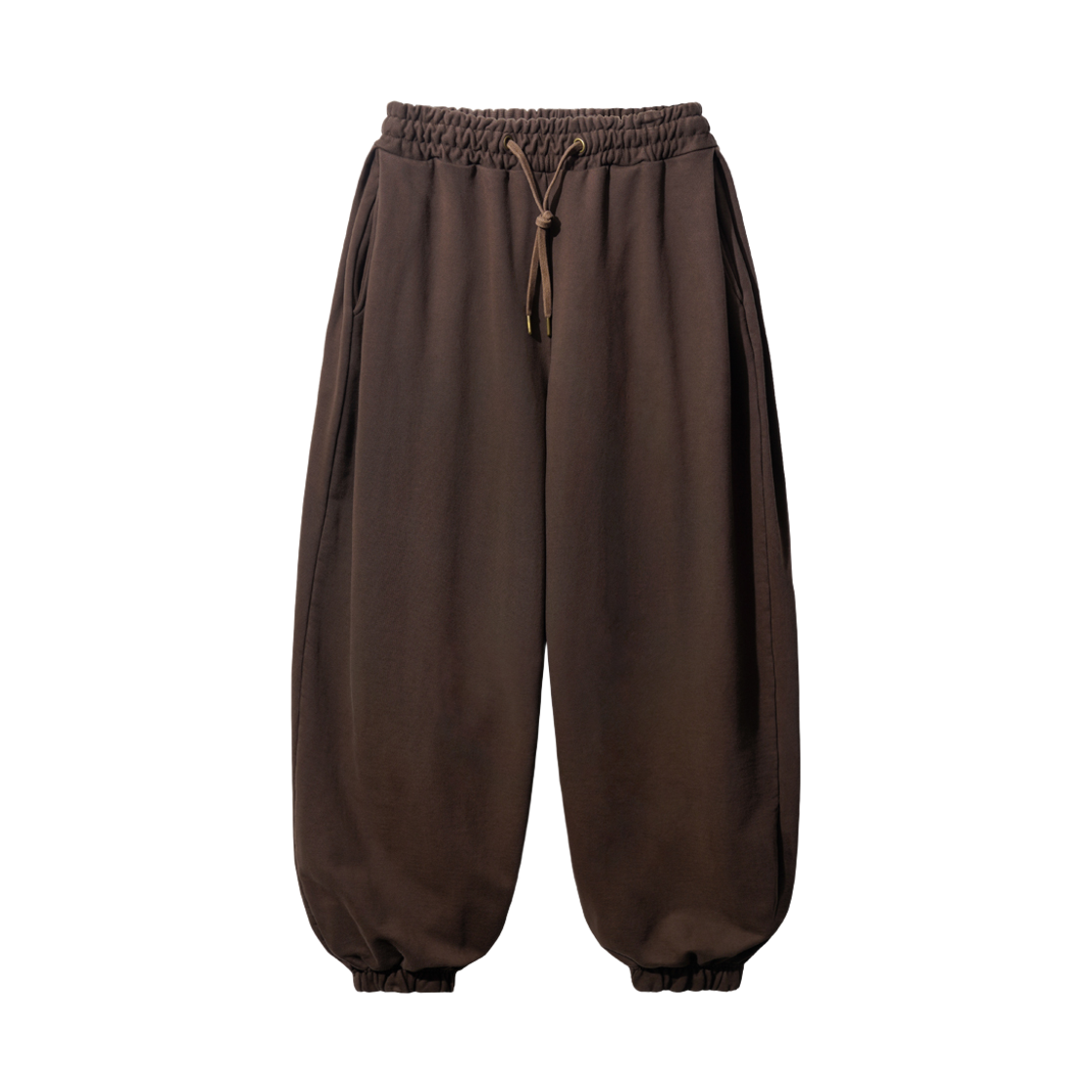 티떠블유엔 코퍼 피그먼트 와이드 스웨트팬츠 브라운 JYLP3571(TWN Copper Pigment Wide Sweatpants Brown JYLP3571)