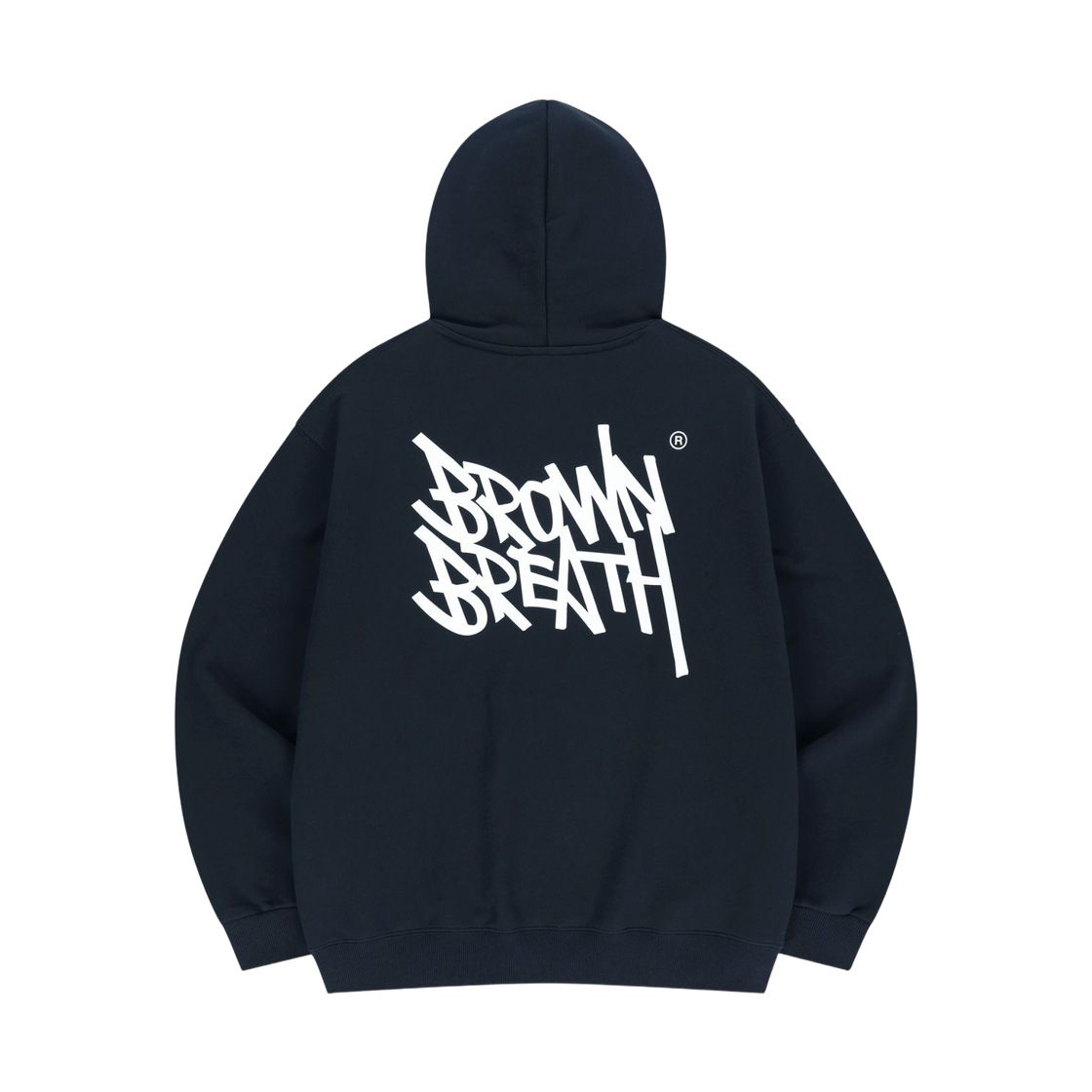 BKWMHDS01NV Brownbreath Tag OG Hoodie Navy