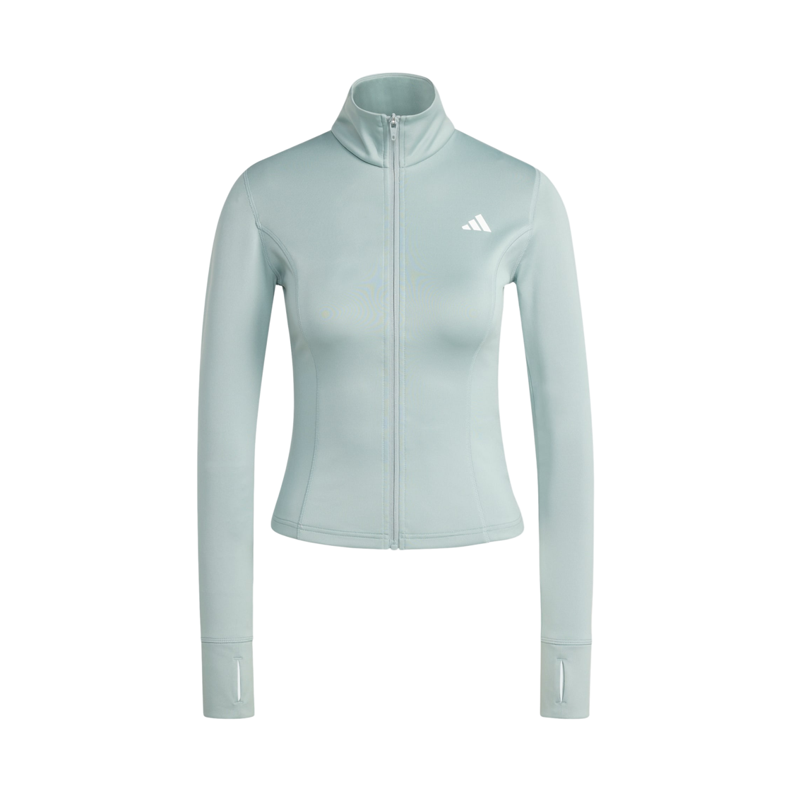 KD9184 (W) Adidas Optime Essentials Full-Zip Jacket Wonder Sage - US Sizing