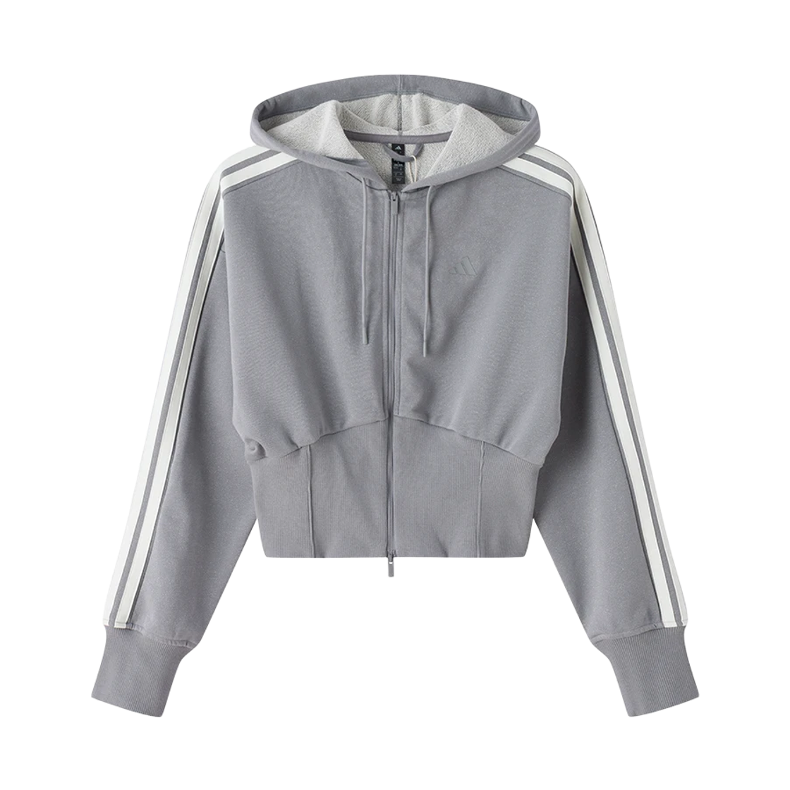 KX8906 (W) Adidas Dance Knit Jacket 1 Grey Three - KR Sizing