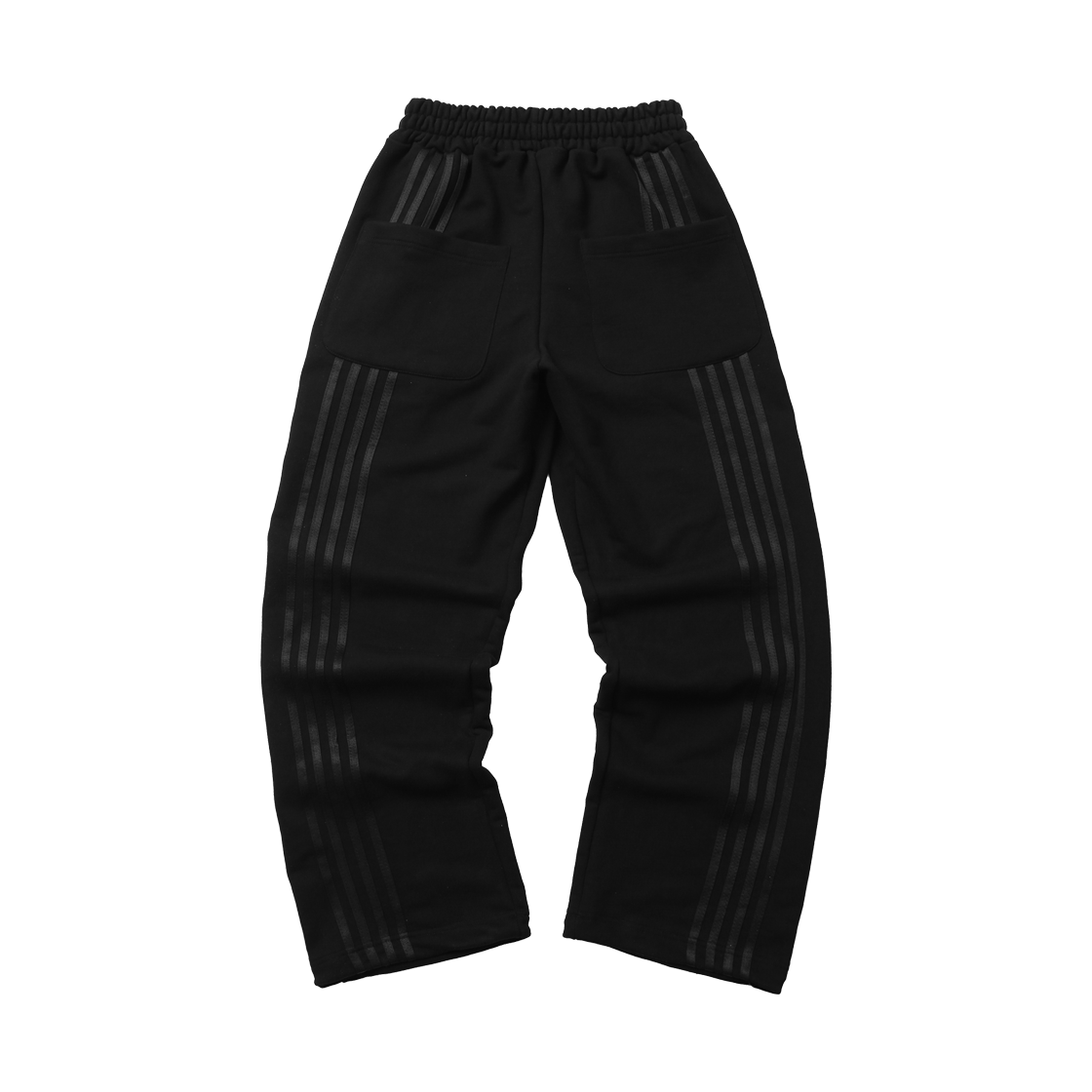 비피투디스오더 백 스트라이프 스웻 팬츠 블랙(BP2DISORDER Back Stripe Sweat Pants Black)