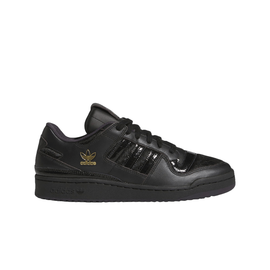 JQ1523 Adidas Forum 84 Low CL Core Black Aurora Black
