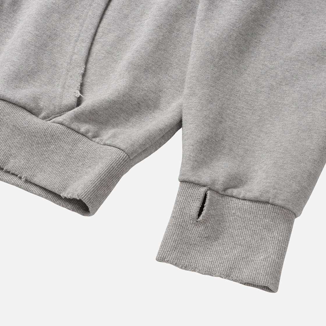 노디 올드 마그넷 후드 집업 멜란지 그레이(NODI Old Magnet Hood Zip up Melange Gray) - 5