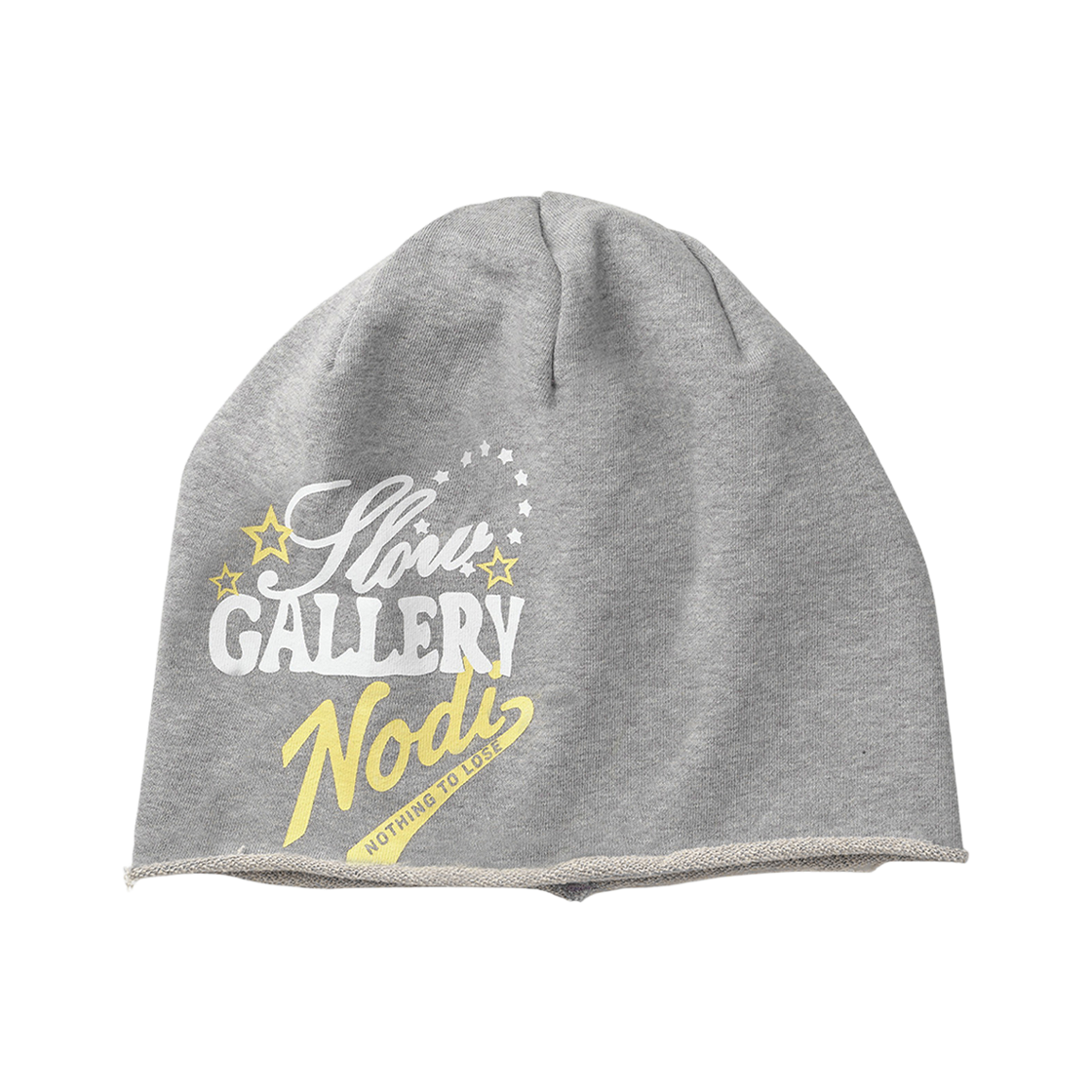 노디 슬로우 갤러리 스웻 비니 멜란지 그레이(NODI Slow Gallery Sweat Beanie Melange Gray) - 1