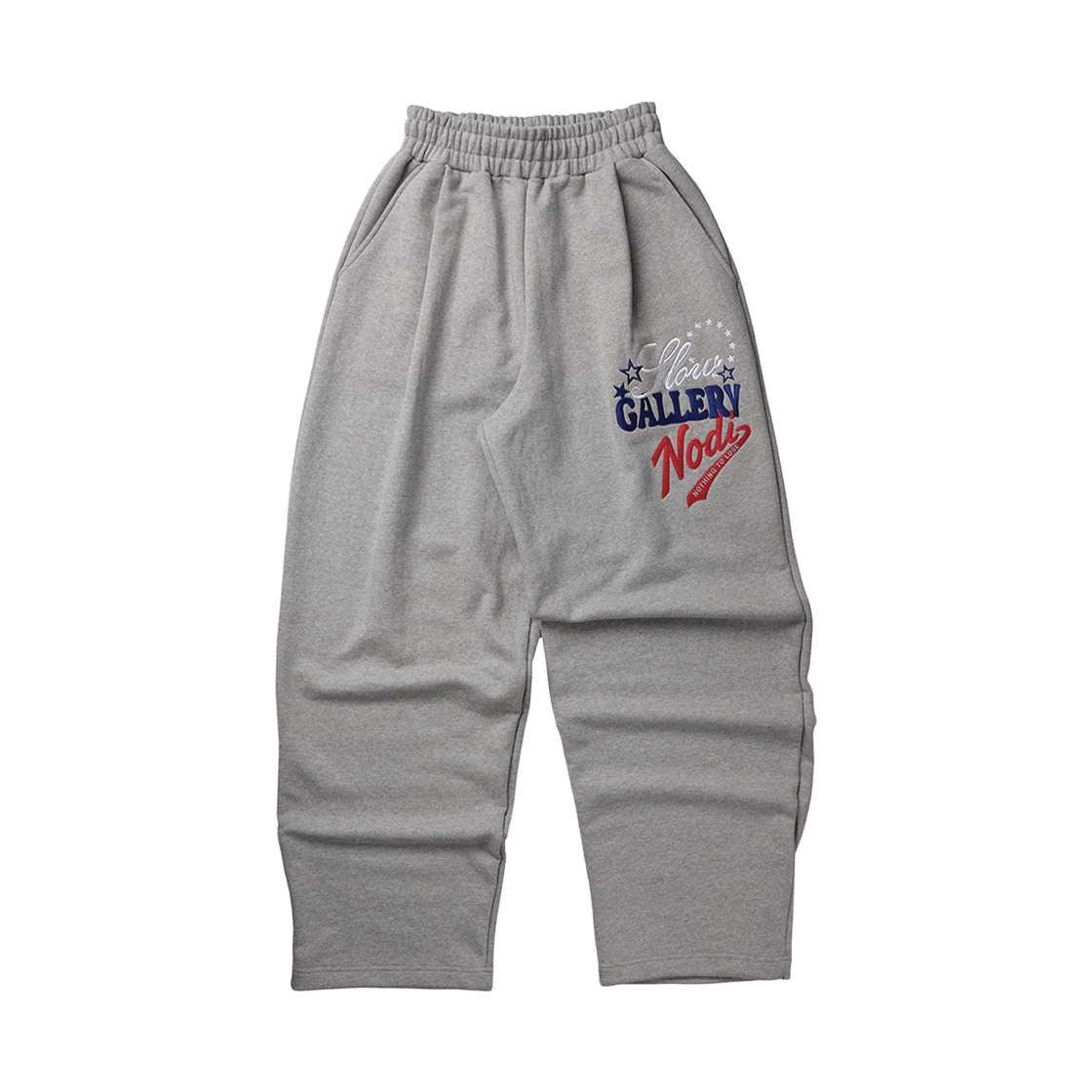 26FW_ND_PT_114_GY NODI Slow Gallery Sweat Pants Melange Gray