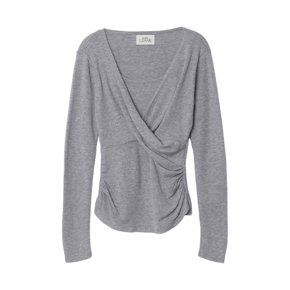 메종르하르 헬레나 랩 니트 4color(maisonlehar Helena Wrap Knit 4color) - 2