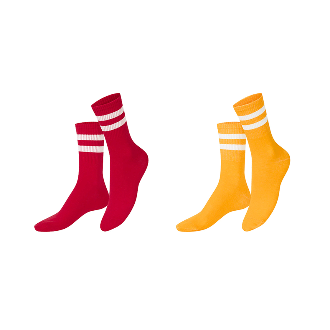 잇마이삭스 3D Ketchup&Mustard 케첩 머스타드 삭스 양말 (2 pairs)(Eat My Socks 3D Ketchup&Mustard (2 pairs)) - 2