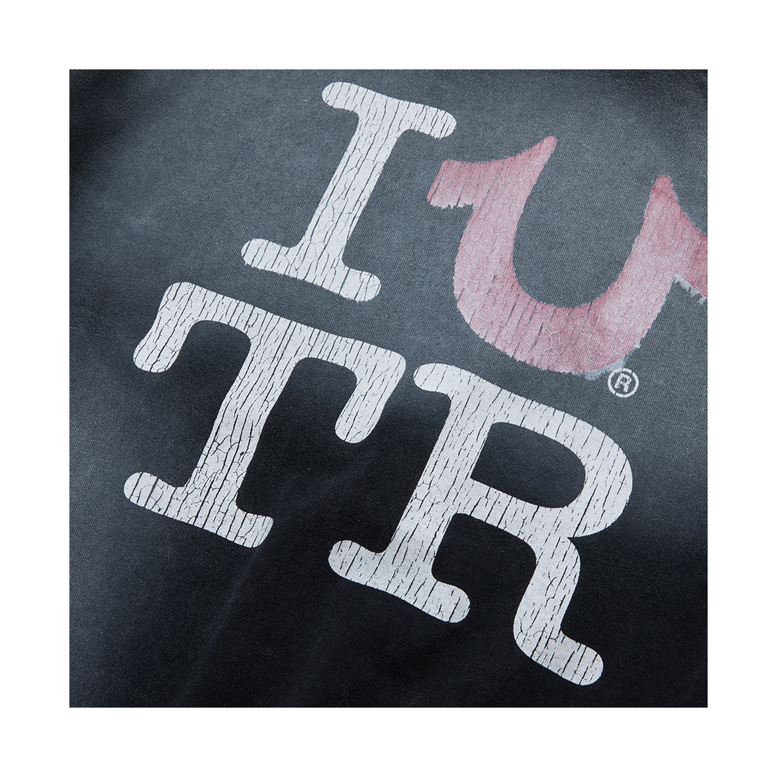 트루릴리젼 트루 러브 와플 레이어드 워시드 롱슬리브 - 워시드 블랙(True Religion TRUE LOVE Waffle Layered Washed Long Sleeve - Washed Black) - 3