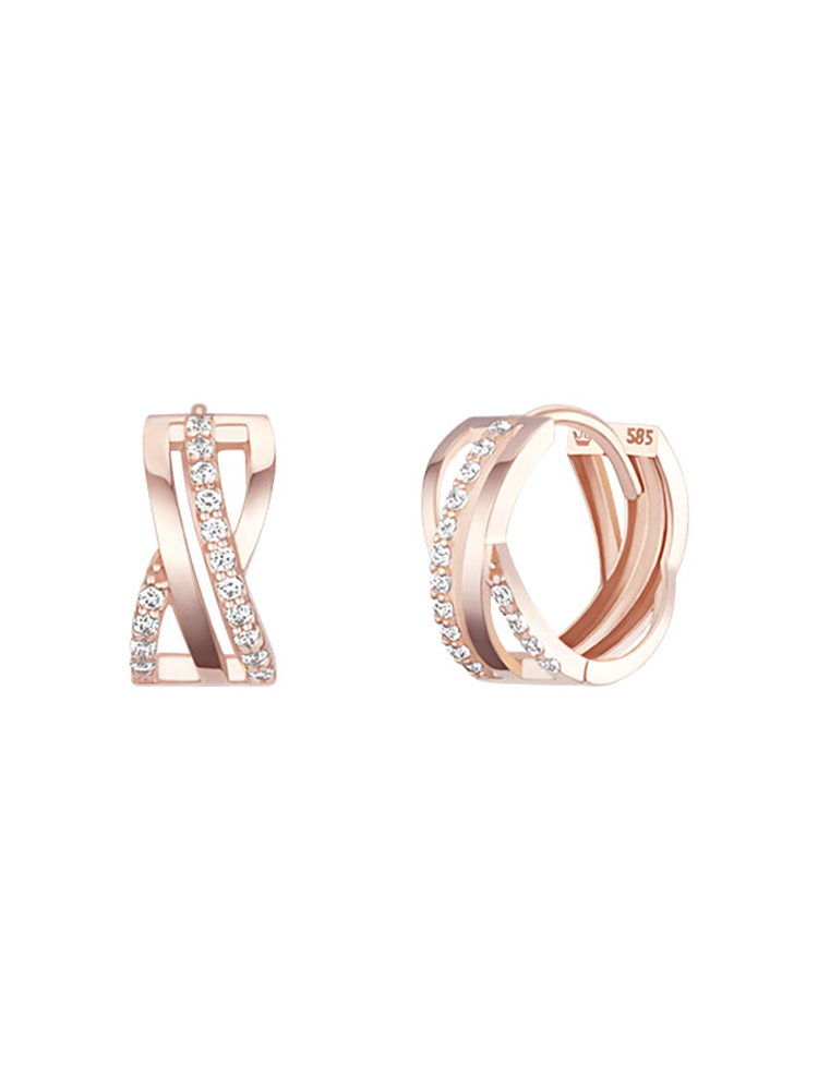 제이에스티나 ETER 14K 귀걸이 (JJEREQ5BO701R4000)(Jestina Eter 14K 귀걸이 (Jjereq5Bo701R4000)) - 3