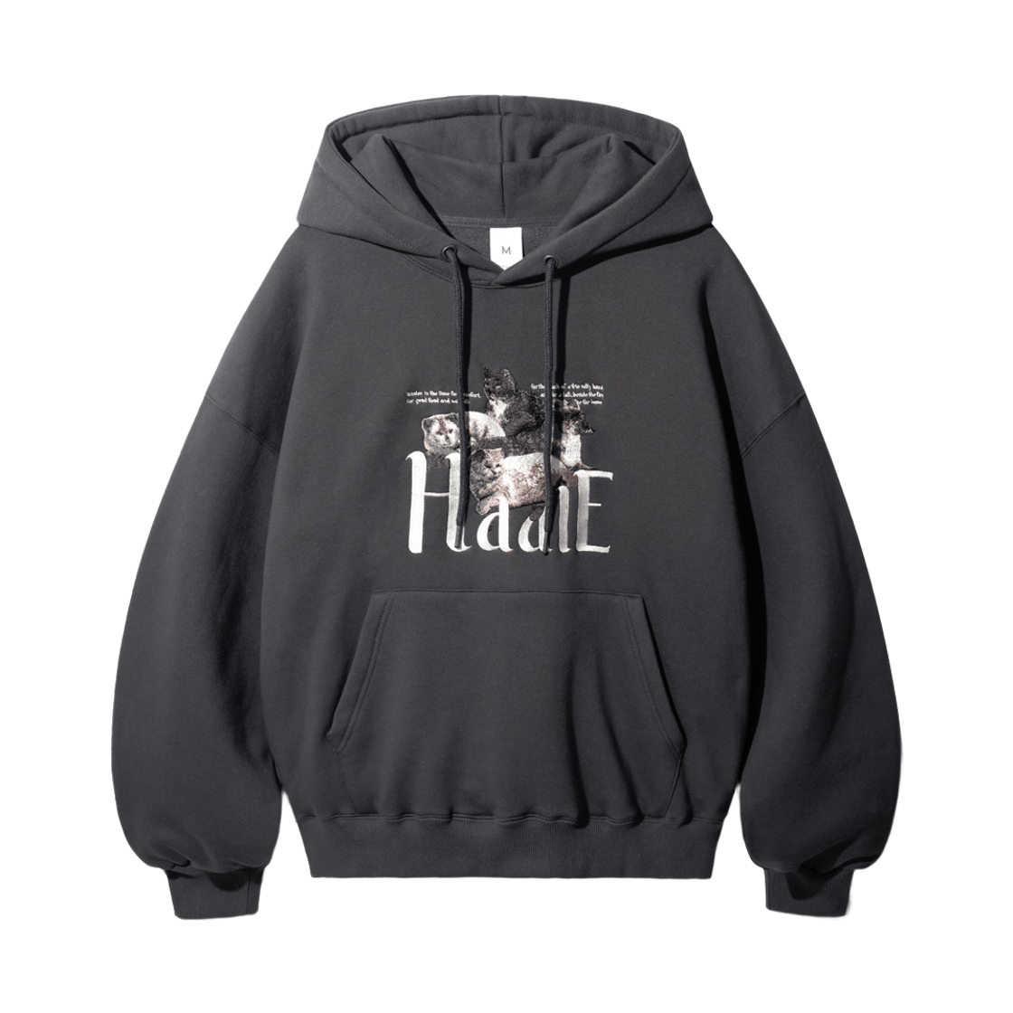 HHHD3532_darkgray_29 TWN Hddle Hoodie Darkgray HHHD3532