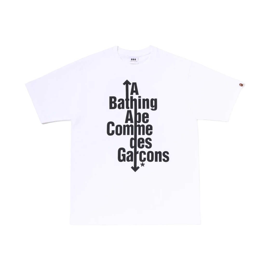 - BAPE x Comme Des Garcons Osaka Logo T-Shirt White