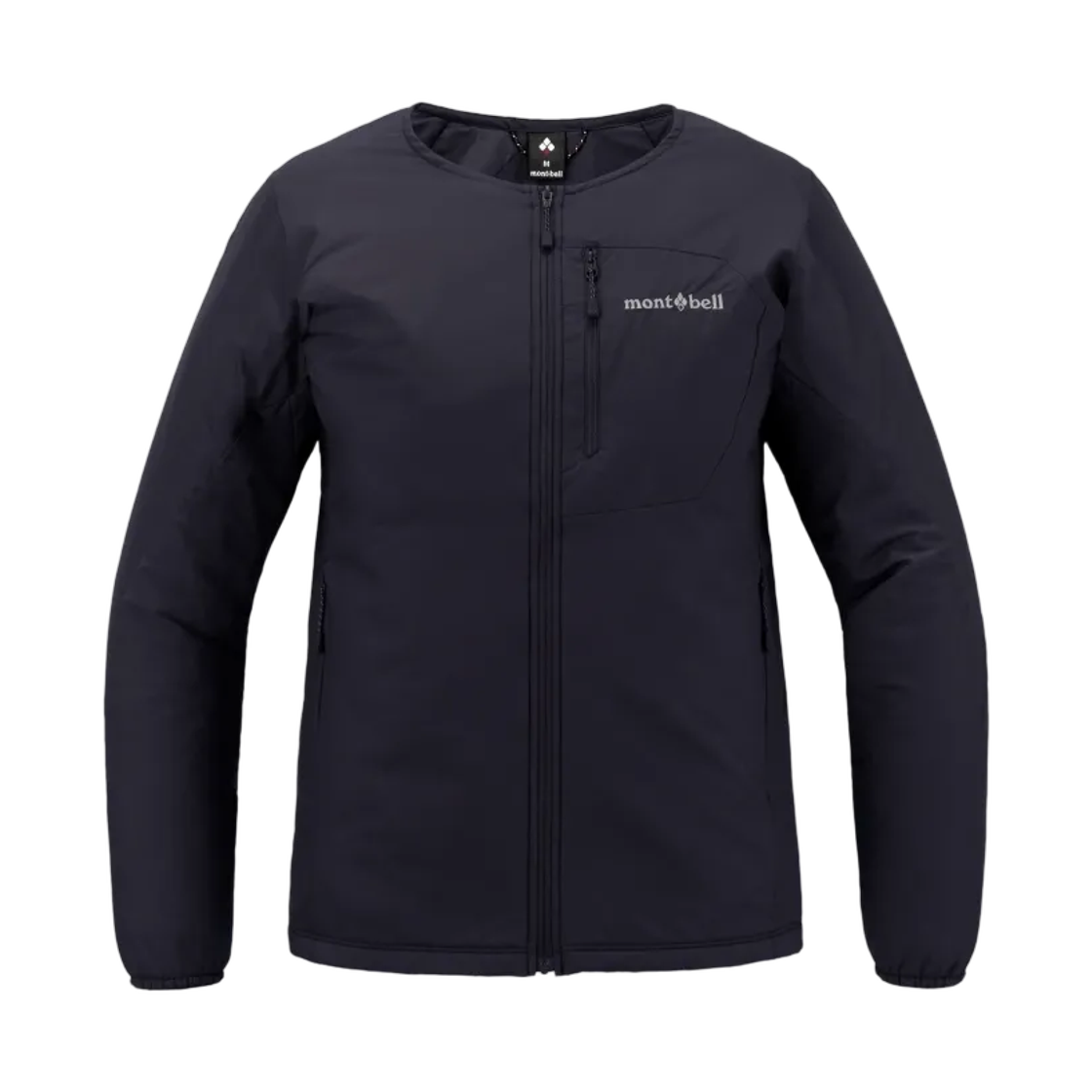 1101728 (W) Montbell EX Light Thermawrap Round Neck Jacket Black