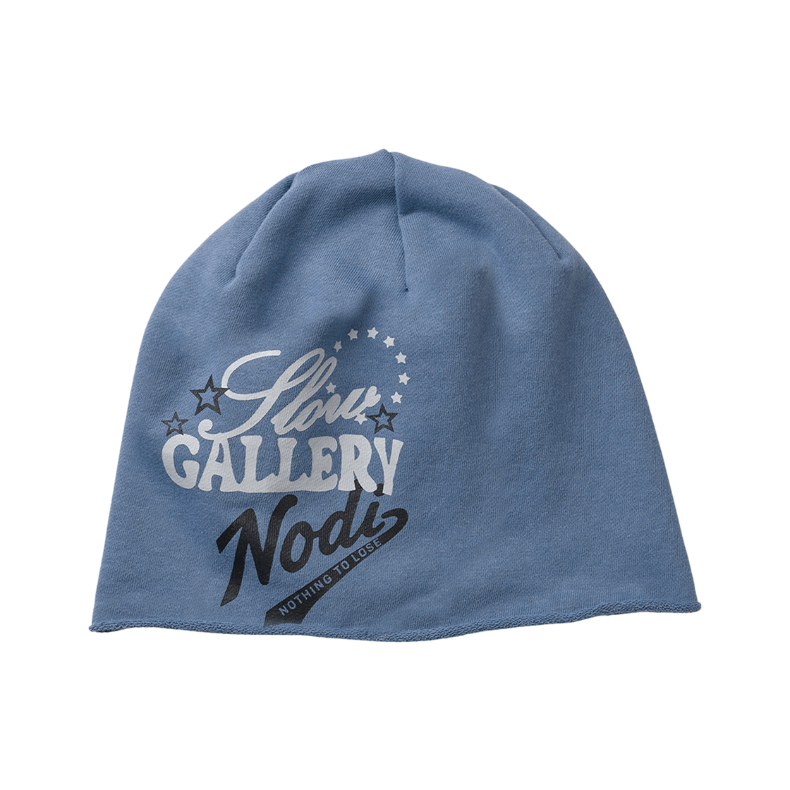 노디 슬로우 갤러리 스웻 비니 다크 블루(NODI Slow Gallery Sweat Beanie Dark Blue)