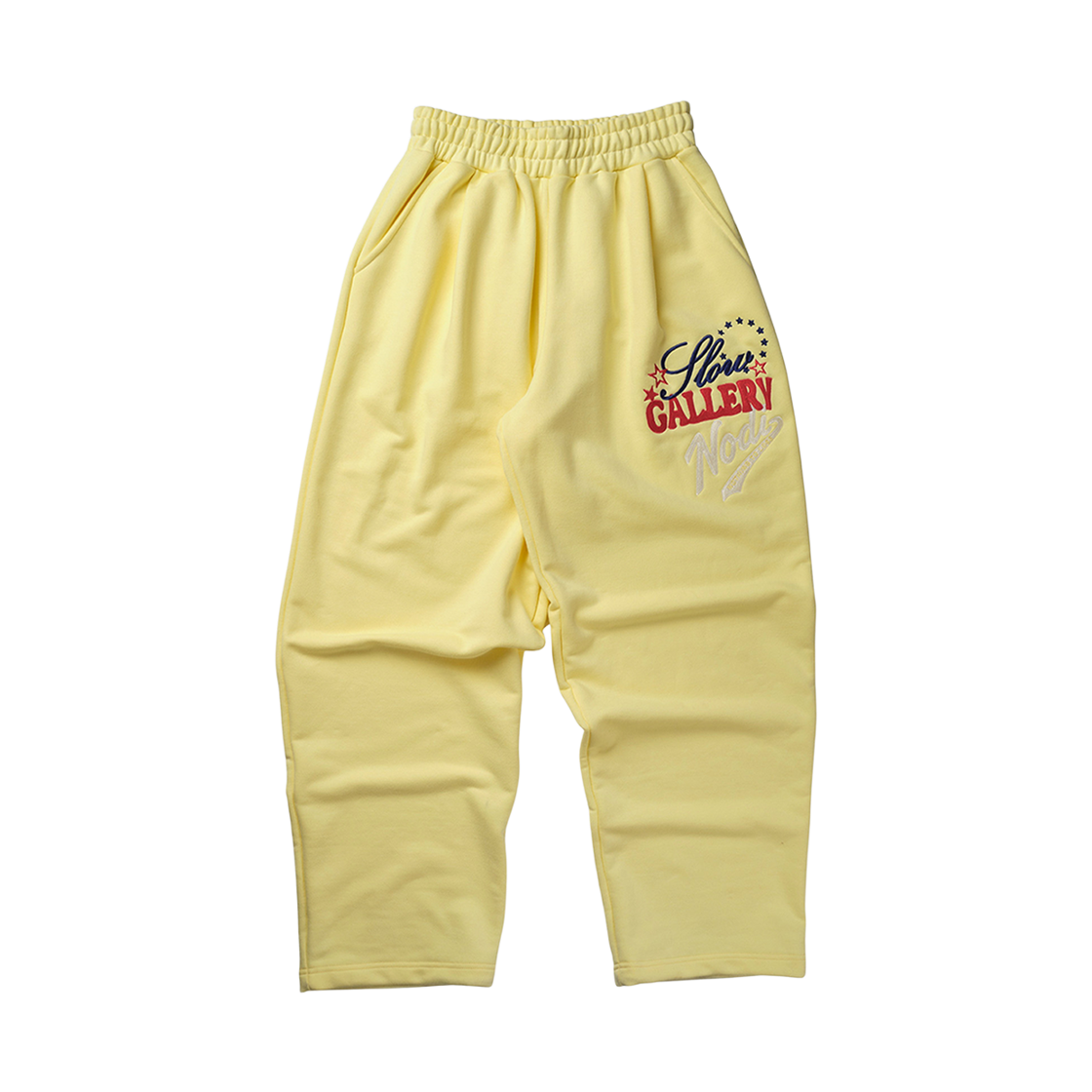 노디 슬로우 갤러리 스웻 팬츠 레몬 옐로우(NODI Slow Gallery Sweat Pants Lemon Yellow) - 1