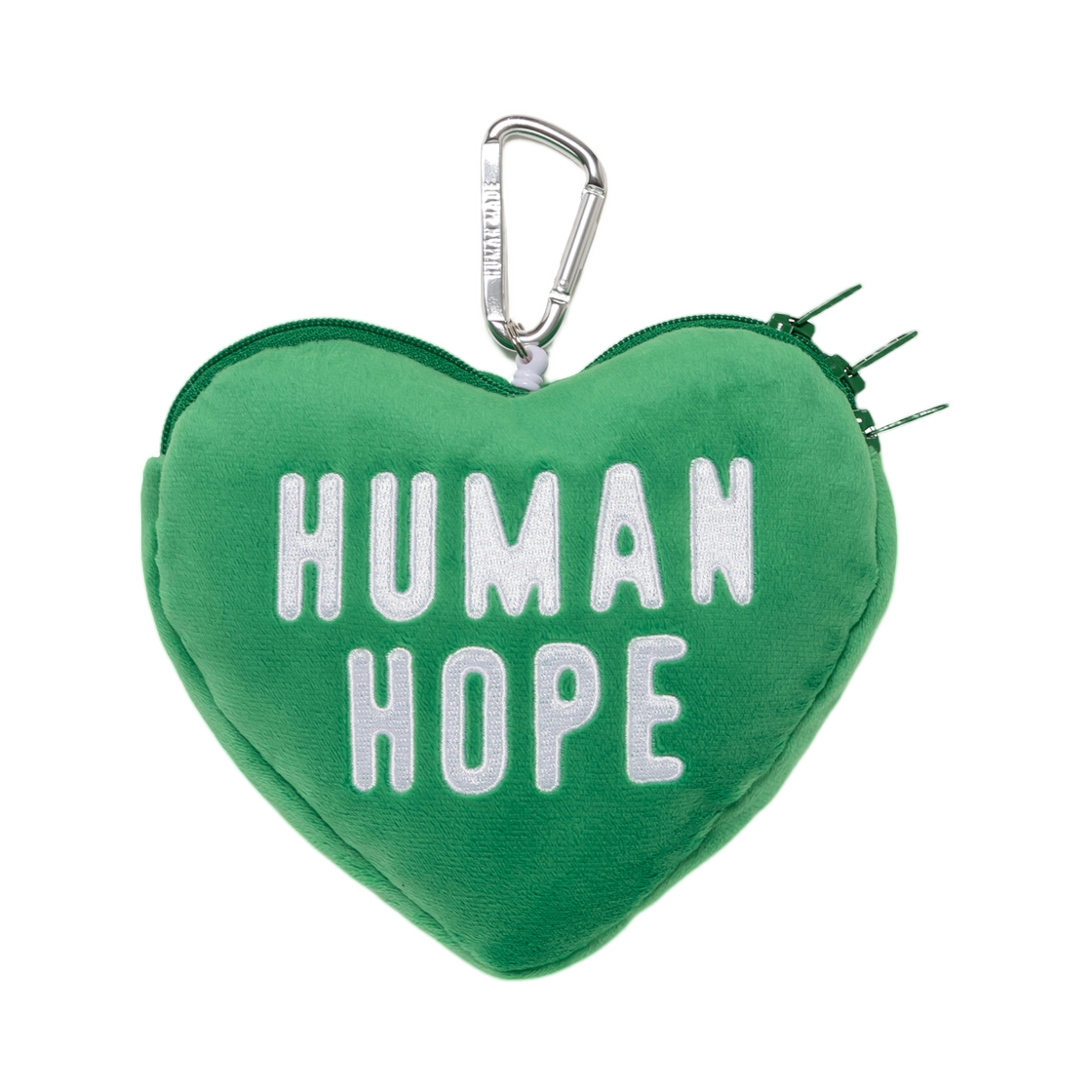 XX31GD018 Human Made Human Hope Heart Passcase Green