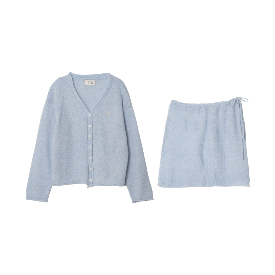 메종르하르 카디널 니트 SET (가디건+랩스커트) 3color(maisonlehar Cardinal Knit Set (Cardigan+Wrapskirt) 3color) - 2