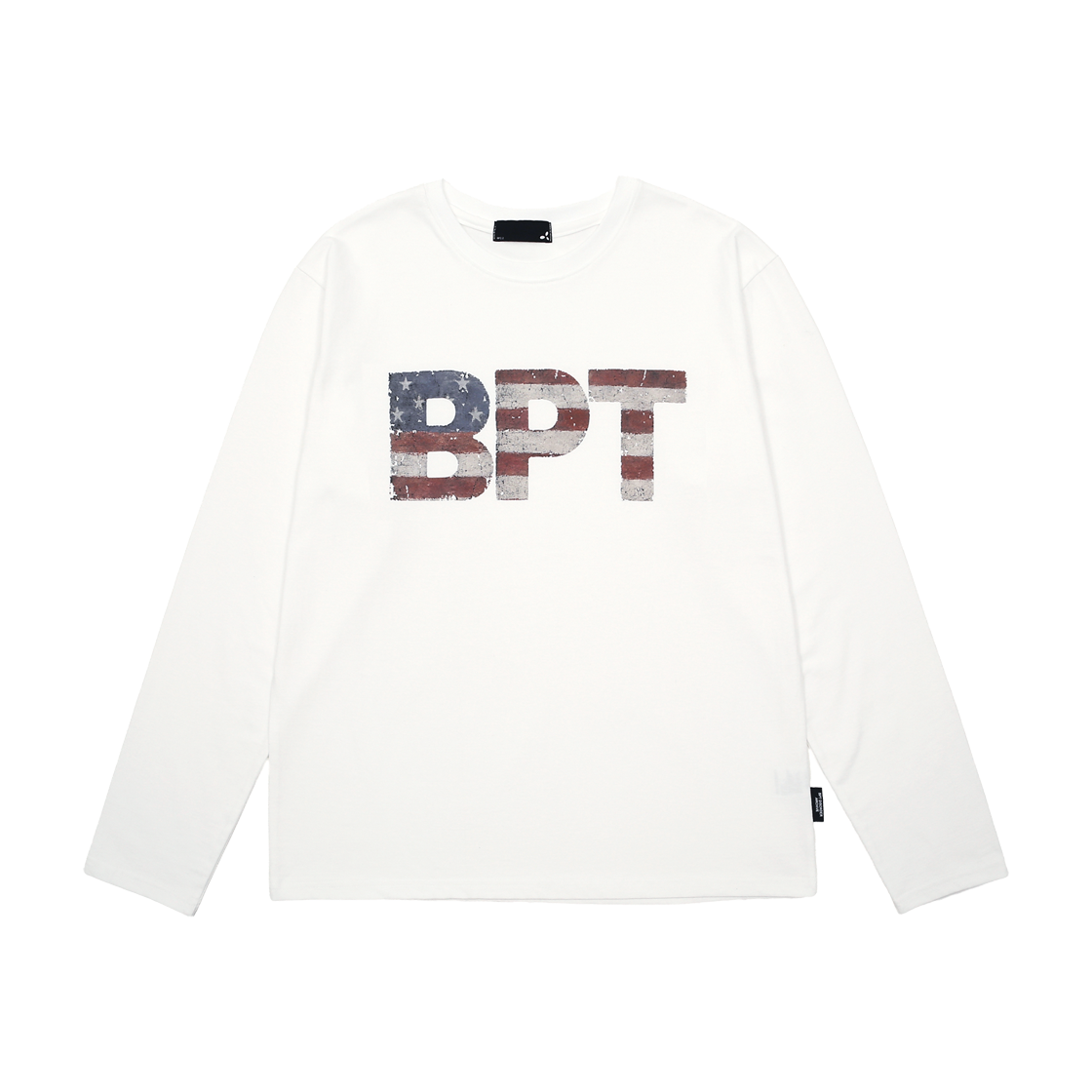 비피투디스오더 USA 롱 슬리브 티셔츠 화이트(BP2DISORDER USA Flag Long Sleeve T-Shirt White) - 1
